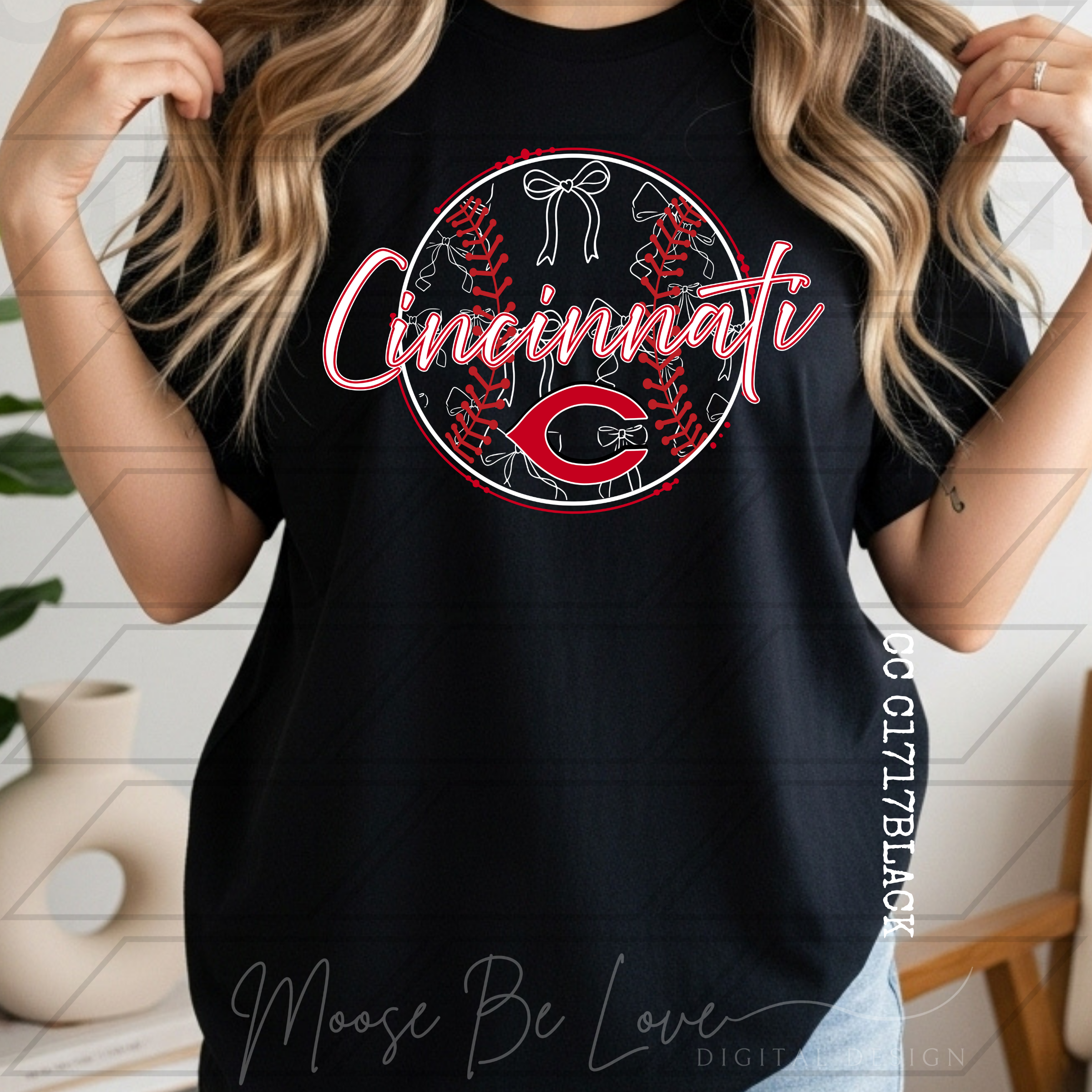 REDS ABOVE BEYOND BASEBALL BOW BUNDLE