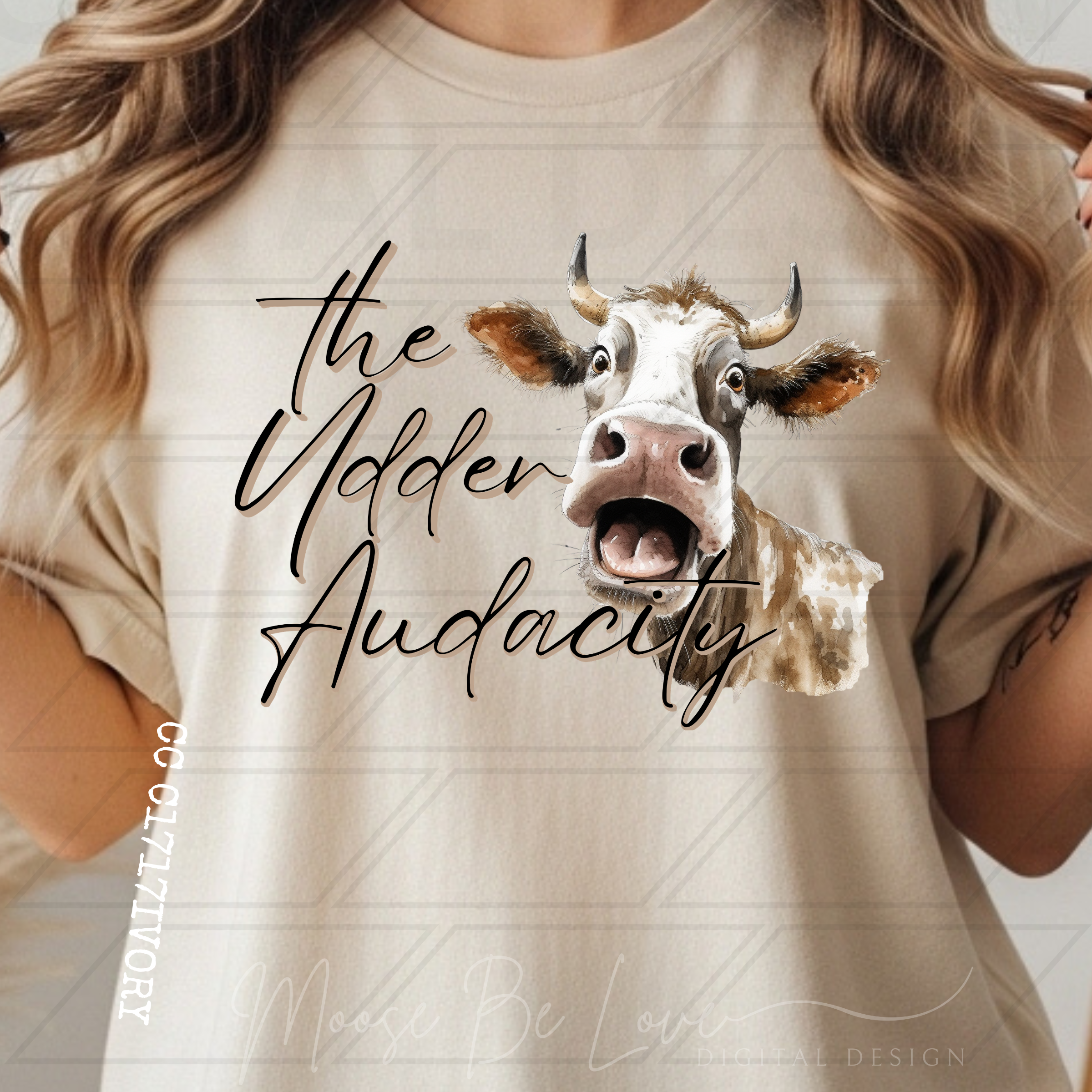 THE UDDER AUDACITY COW PNG