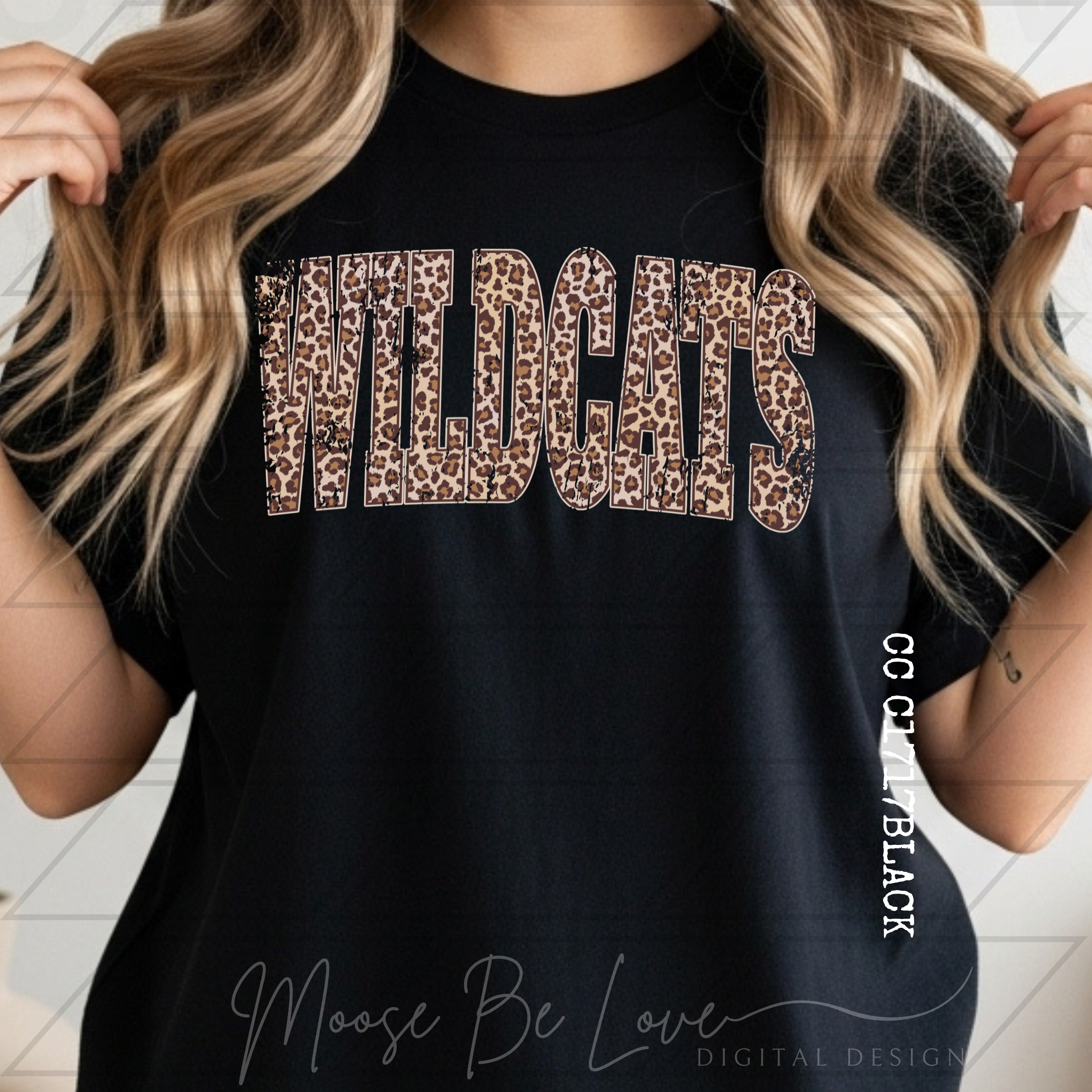 WILDCATS VINTAGE LEOPARD ARCH PNG