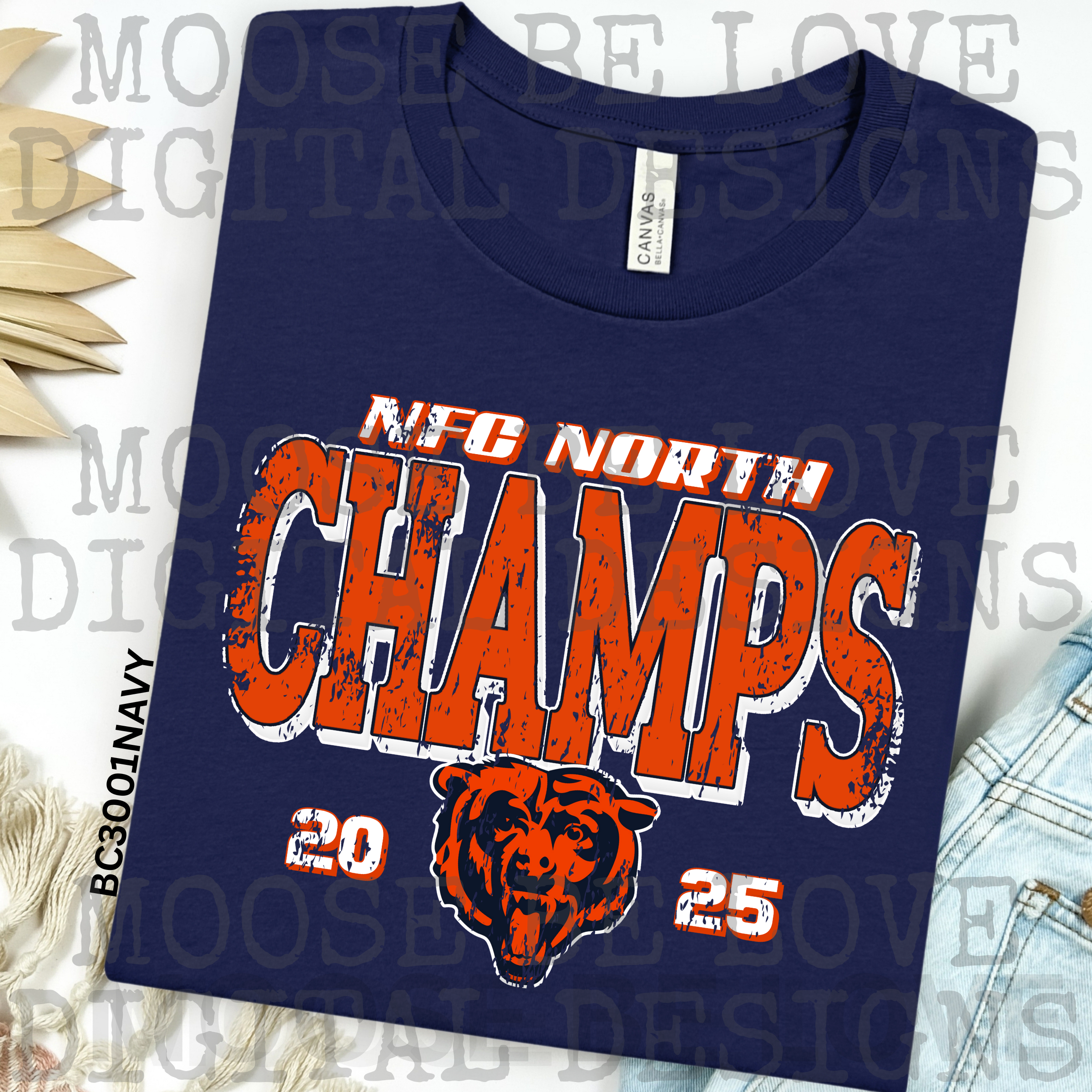 2025 NFC NORTH CHAMPS BEARS PNG