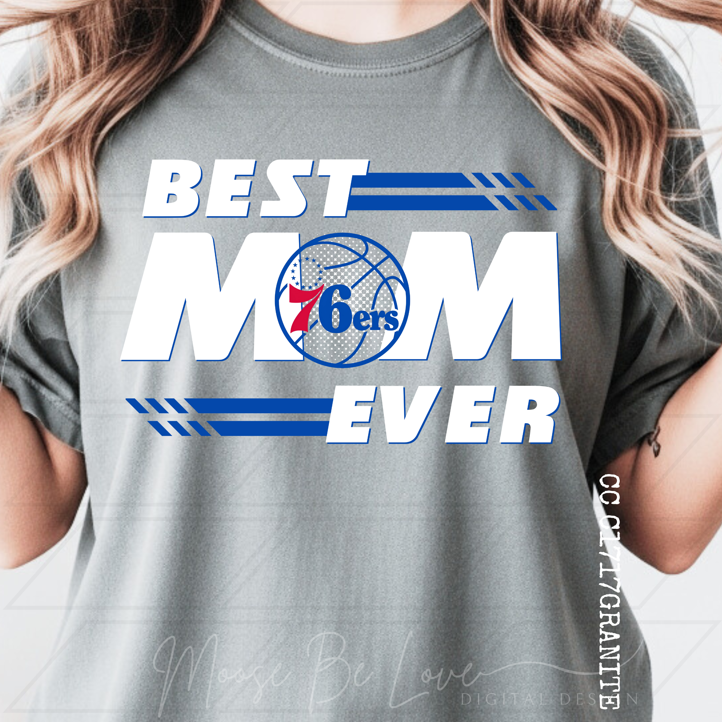 BEST MOM EVER 76ERS EDITION PNG