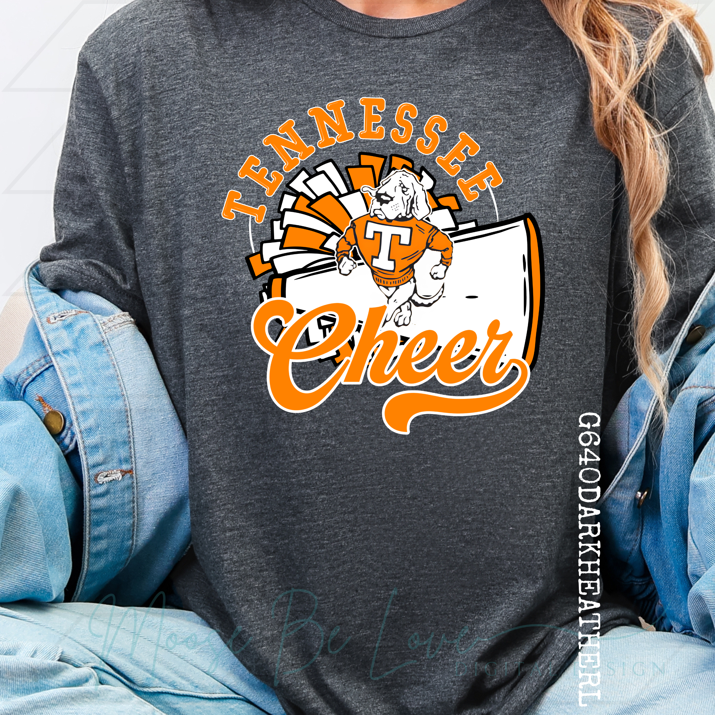 TENNESSEE CHEER MEGAPHONE PNG