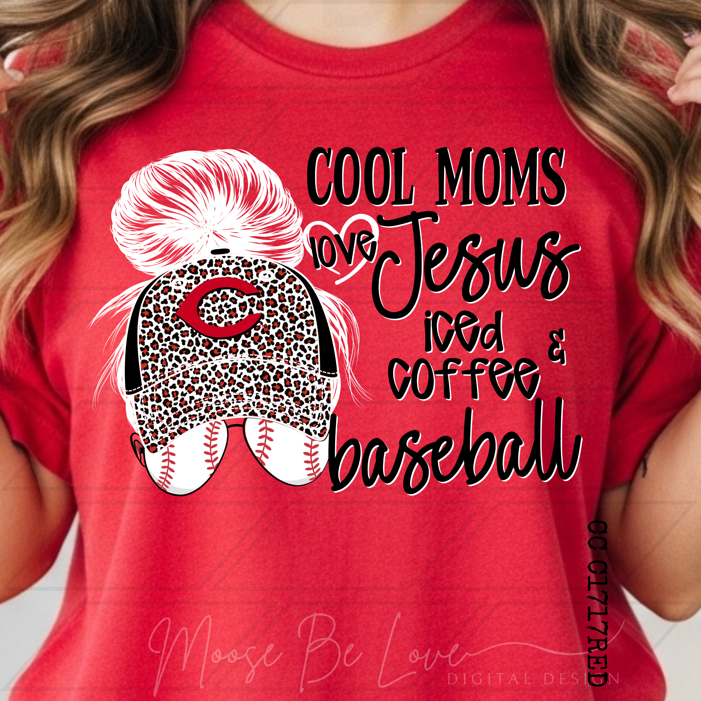 COOL MOMS LOVE JESUS, ICED COFFEE AND CINCINNATI BASEBALL BUNDLE