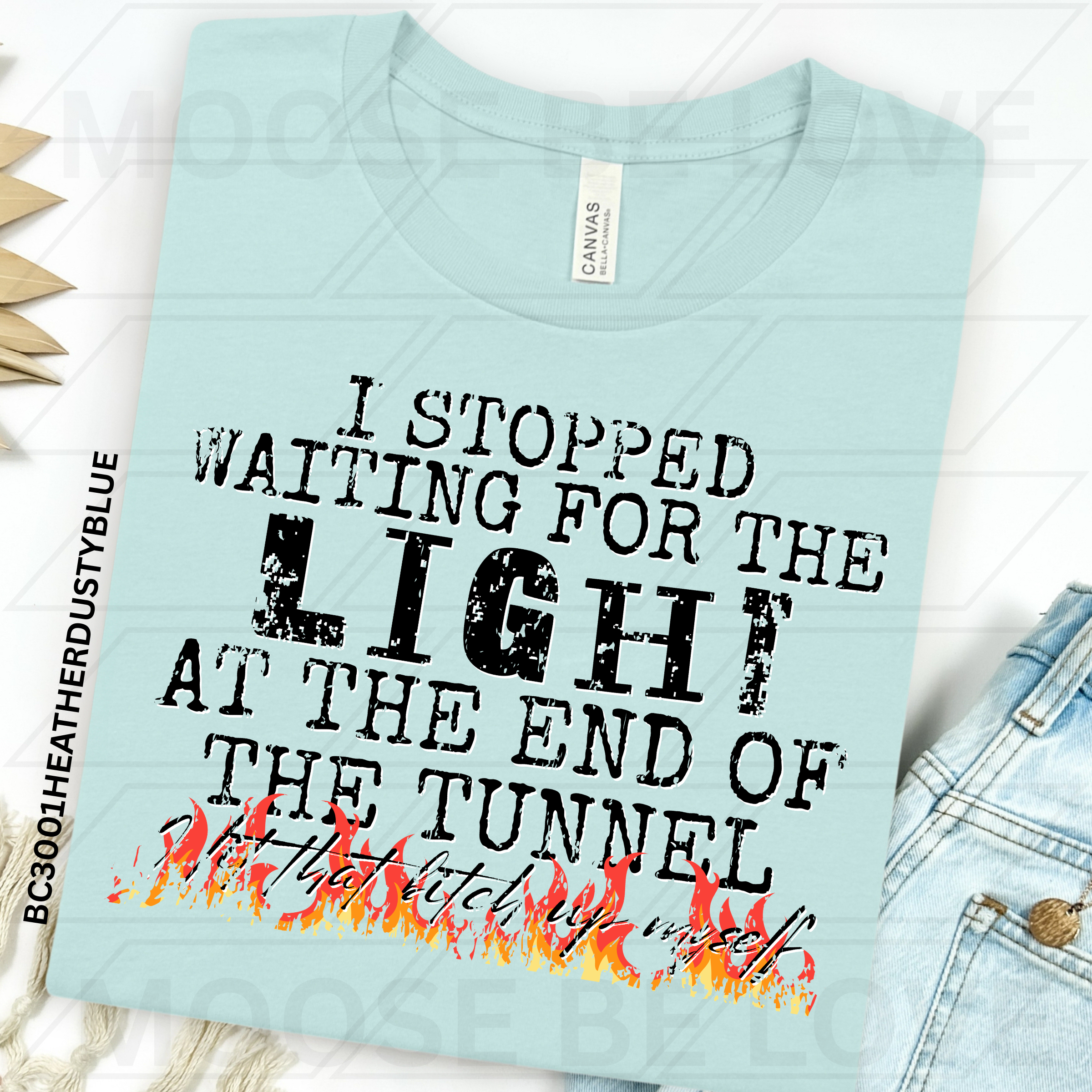 I STOPPED WAITING ON THE LIGHT AT THE END OF THE TUNNEL PNG