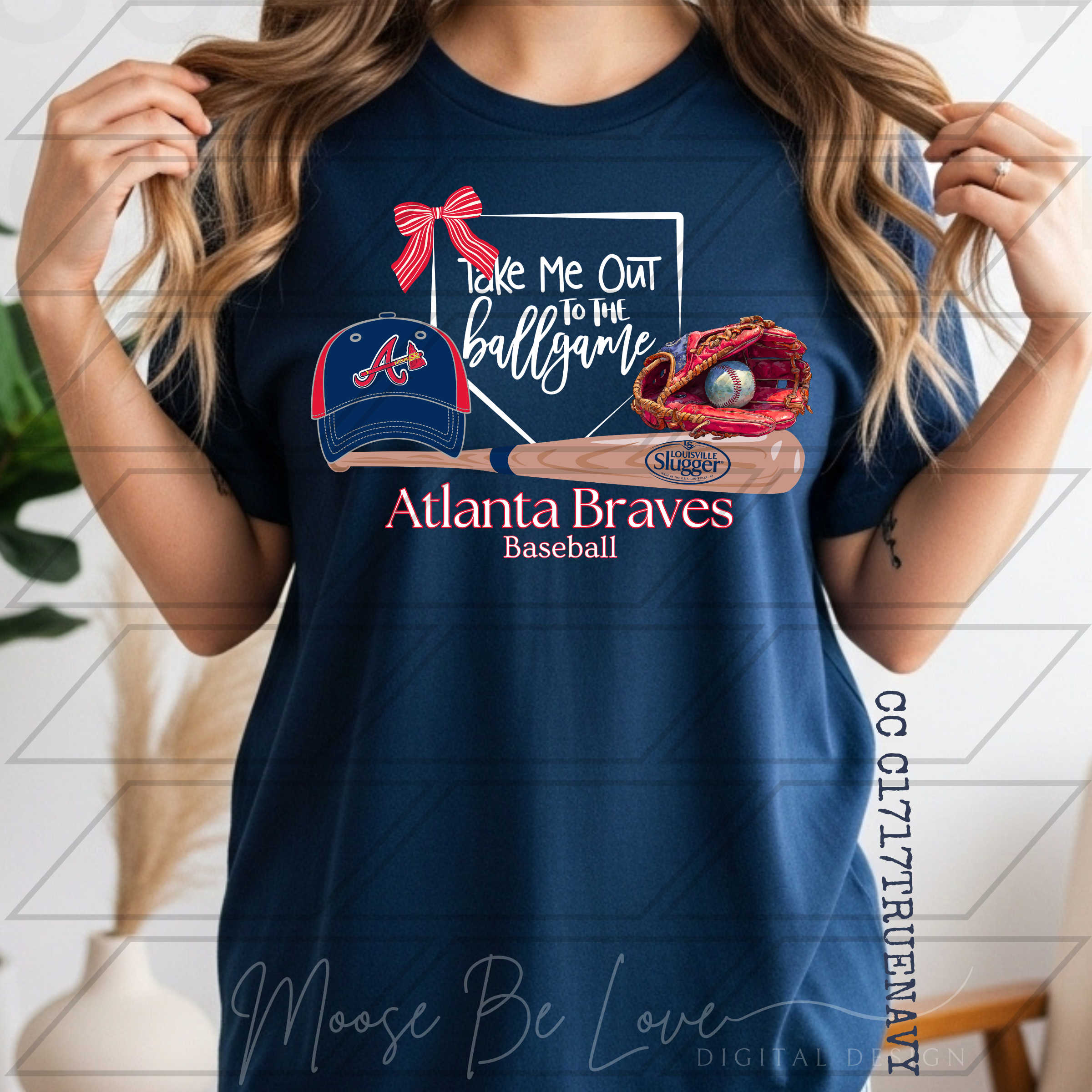 ATLANTA BASEBALL TAKE ME OUT TO THE BALLGAME BUNDLE INCLUDES 2 COLOR CHOICES