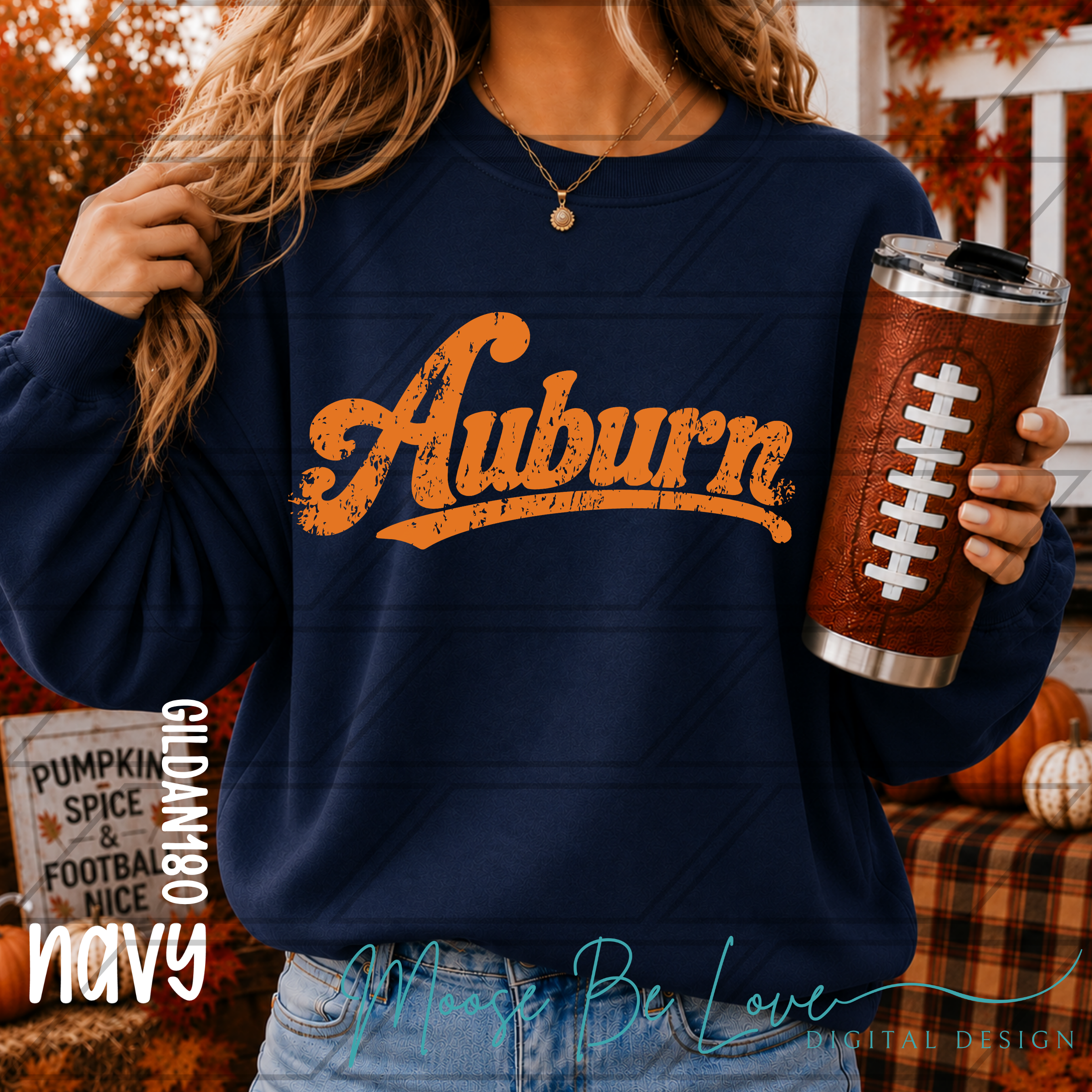 AUBURN HAND DRAWN WORD ART BUNDLE