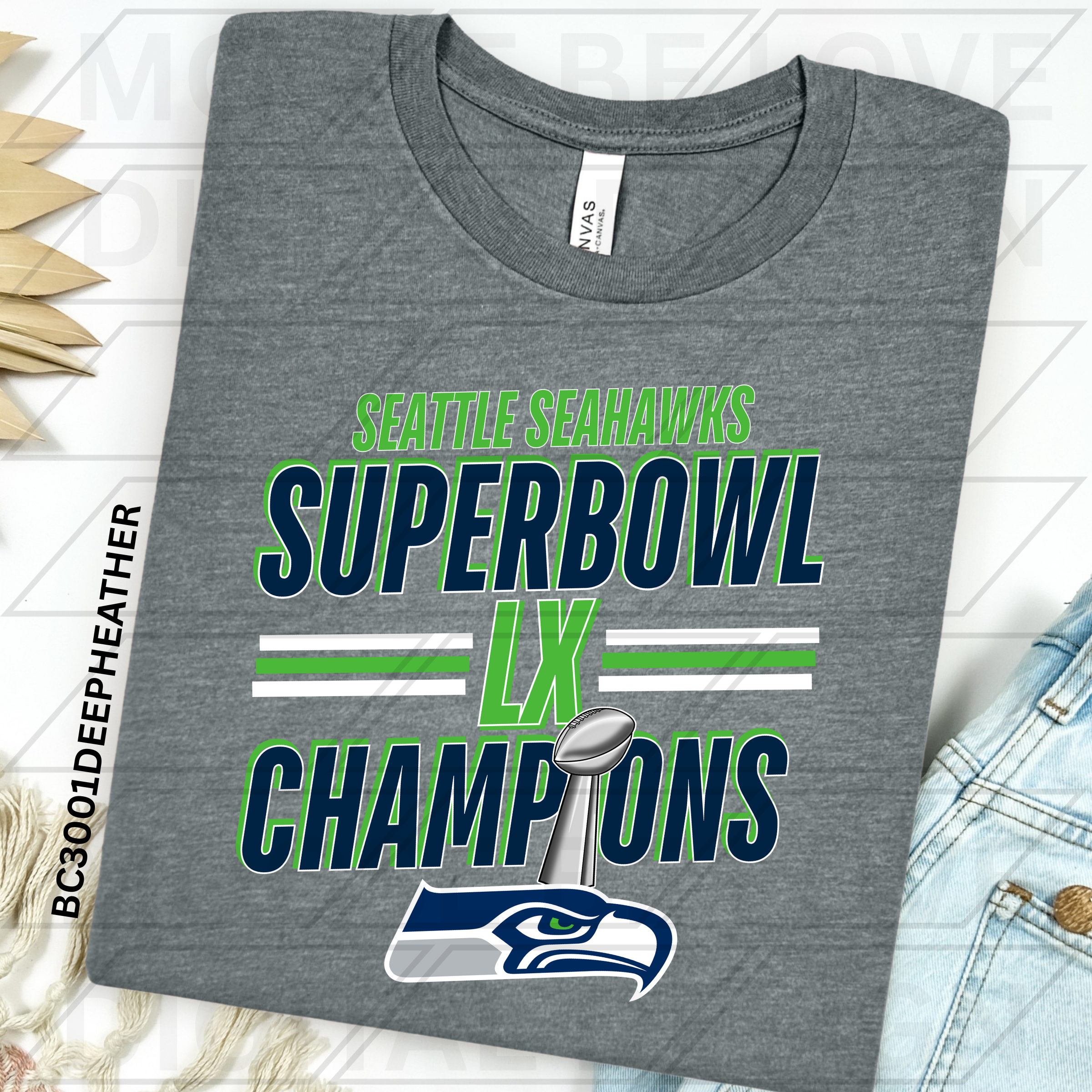 SEAHAWKS SUPER BOWL LX CHAMPIONS PNG