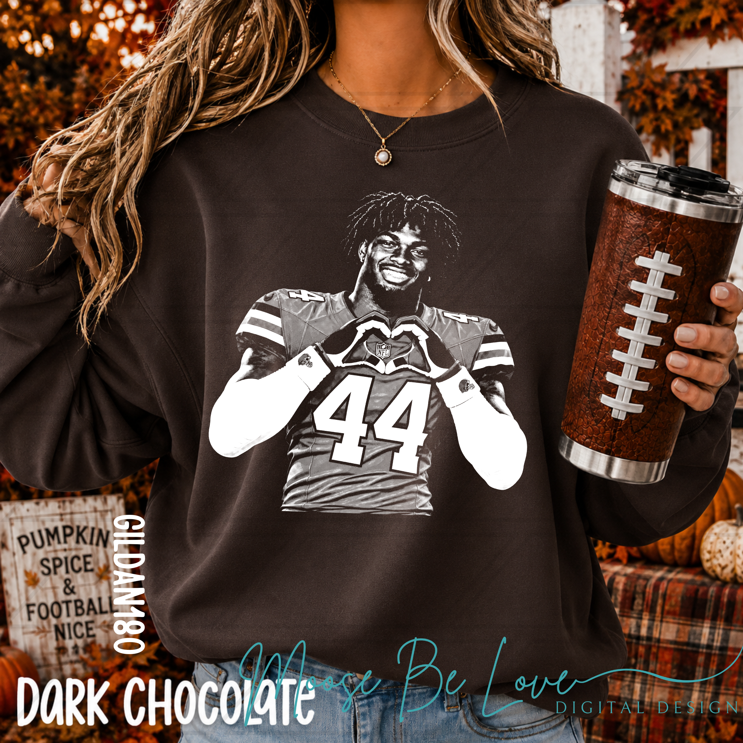FANNIN JR BROWNS HEART HANDS PNG