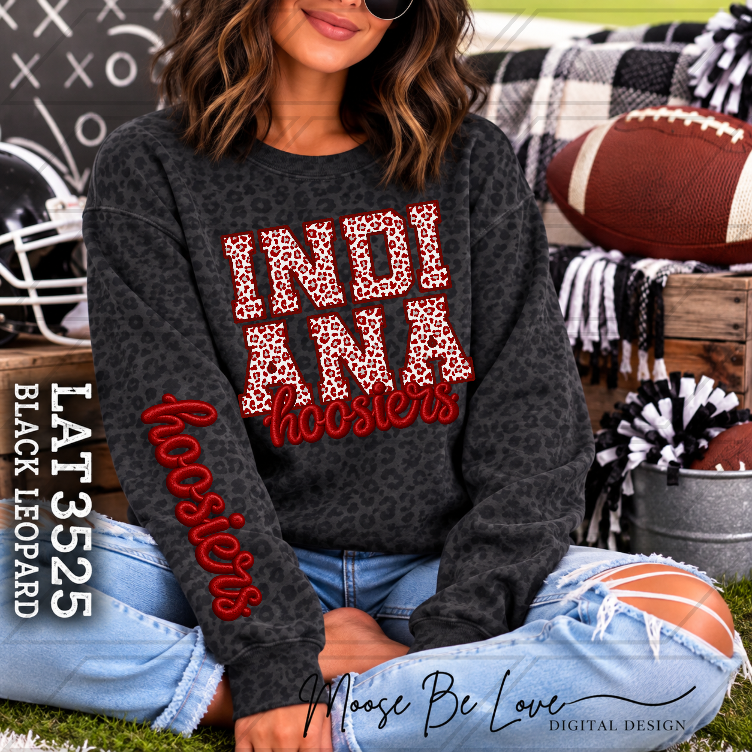 INDIANA FAUX EMBROIDERY LEOPARD BUNDLE