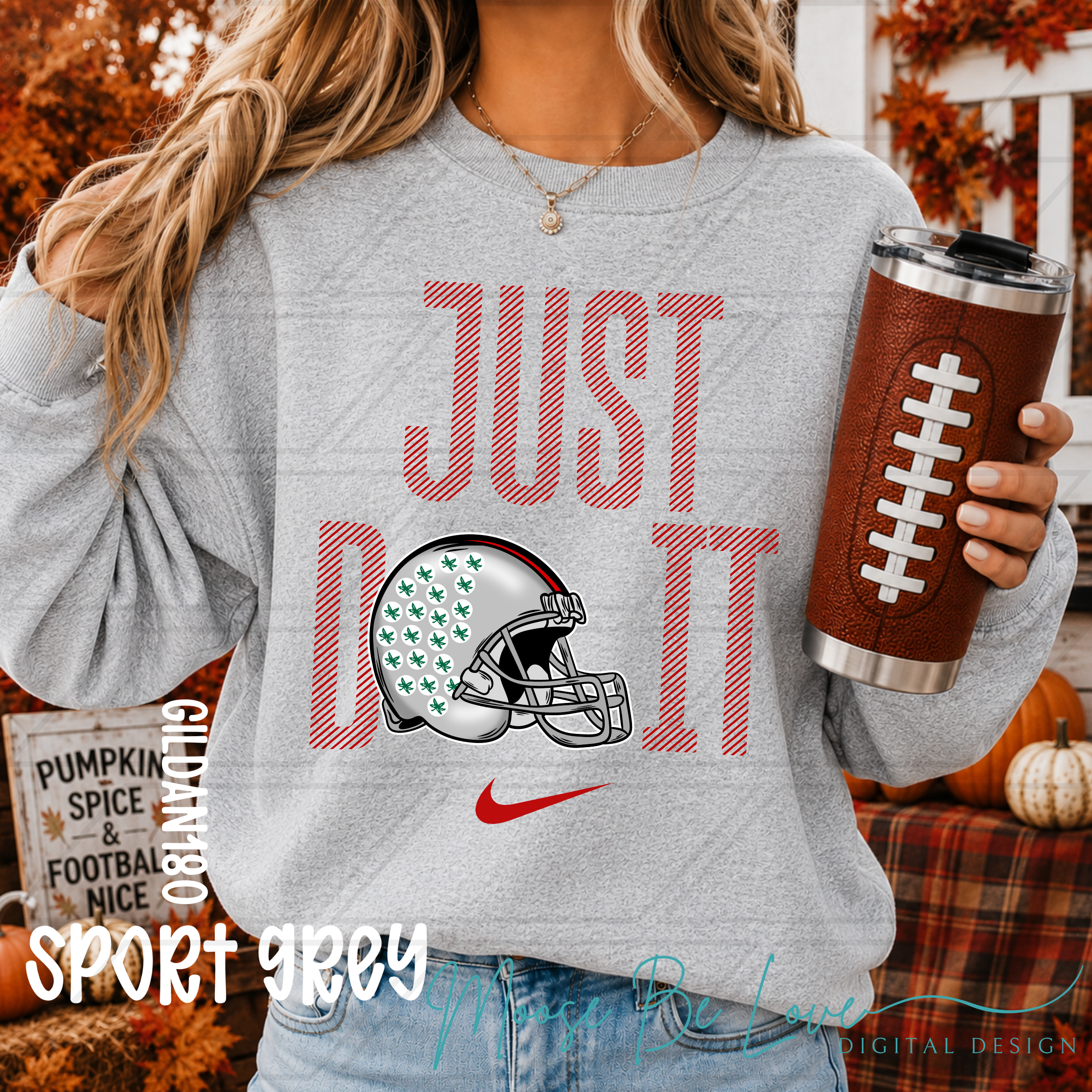 OHIO STATE HELMET JUST DO IT SWOOSH BUNDLE