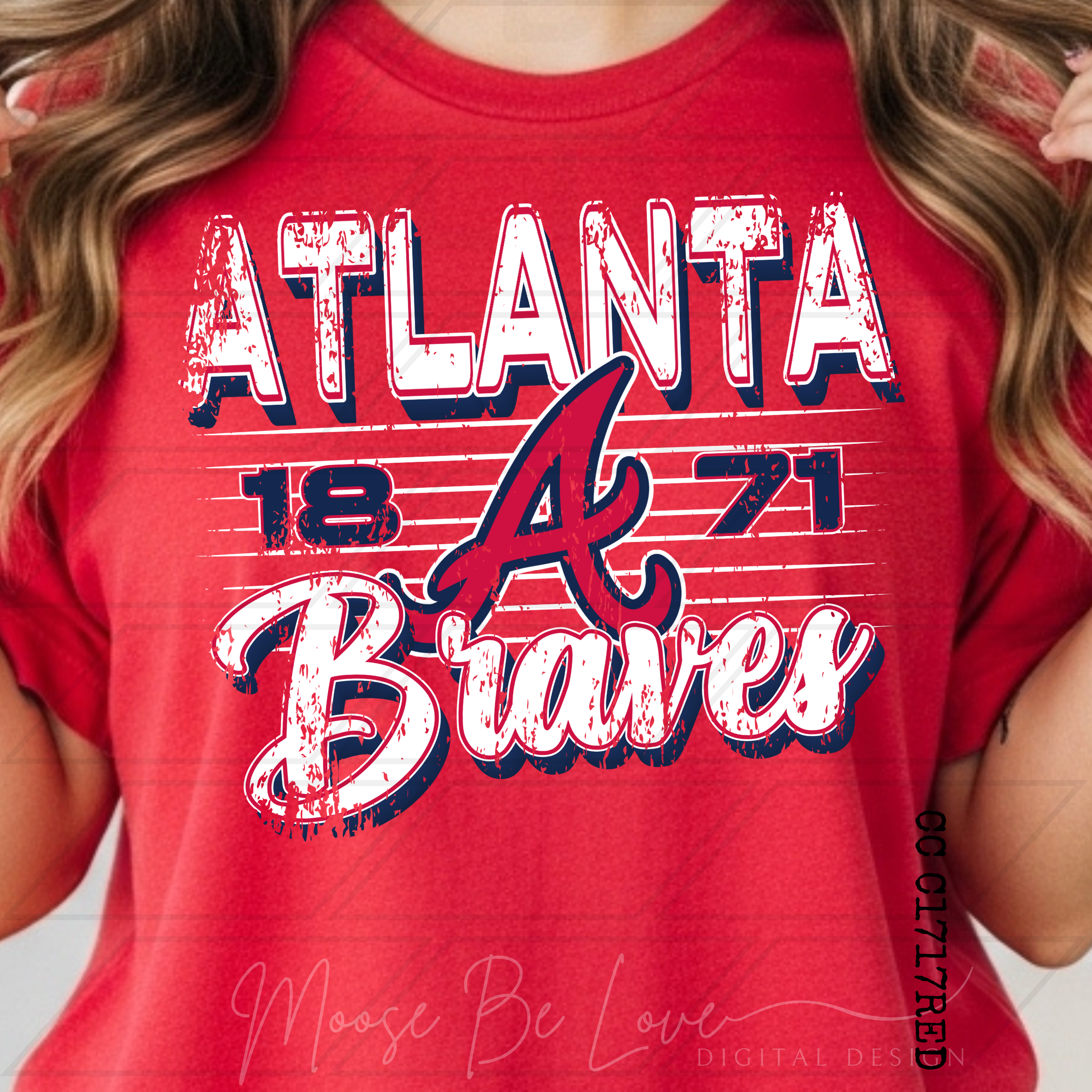 BRAVES BASEBALL RETRO AGRESSIVE LINES BUNDLE