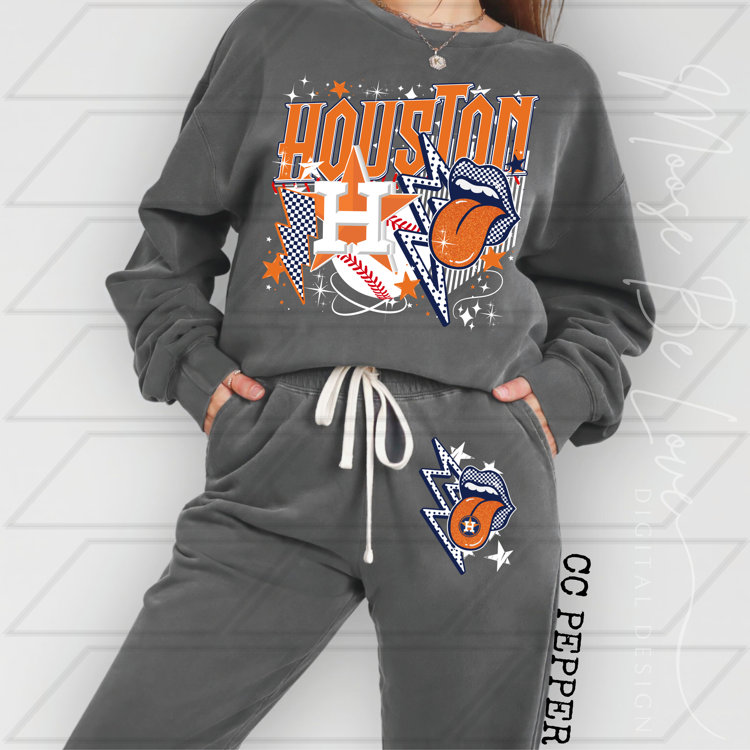 ASTROS ROCK AND ROLL BASEBALL COLLAGE BUNDLE