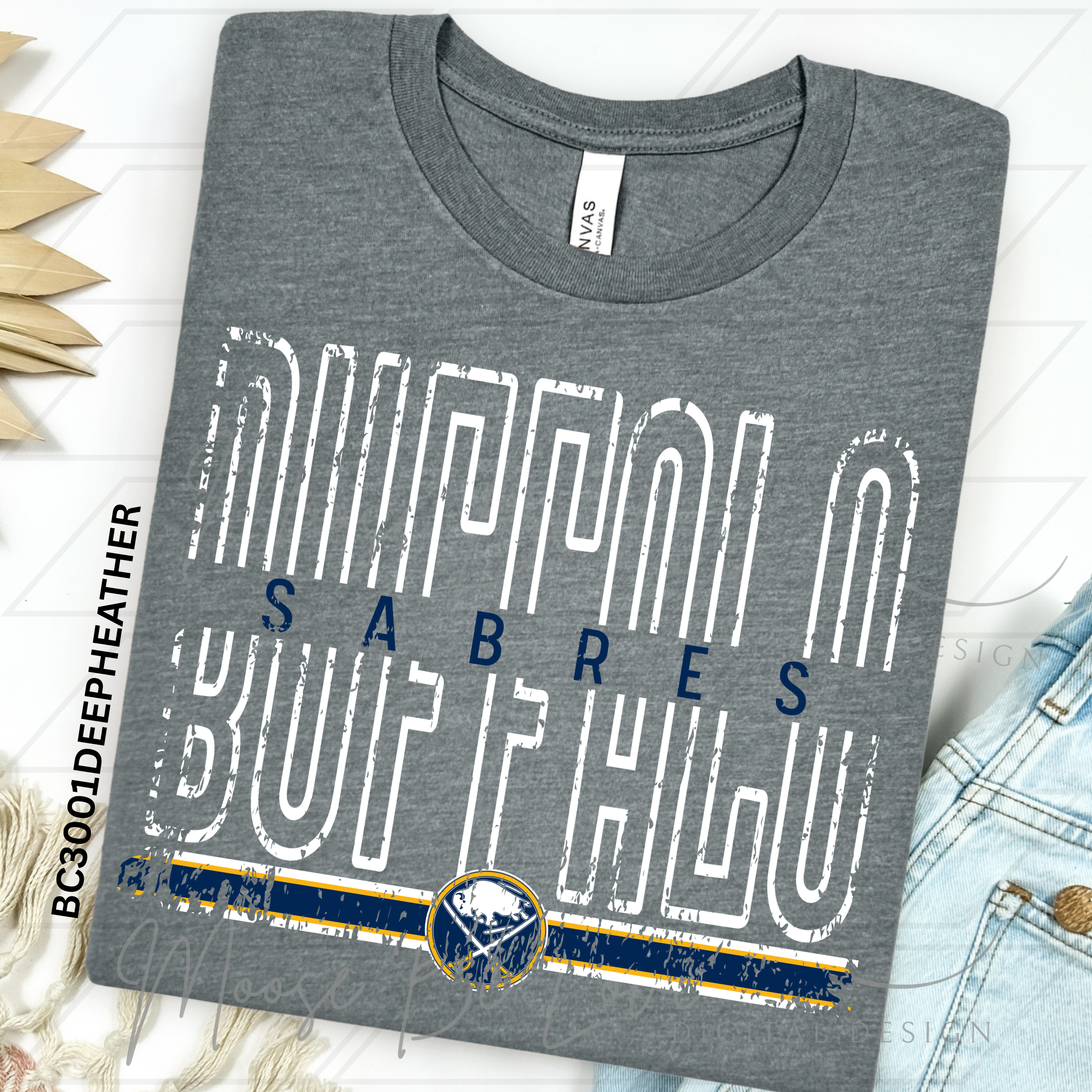 SABRES HOCKEY CLASSIC OUTLINE SPLIT BUNDLE