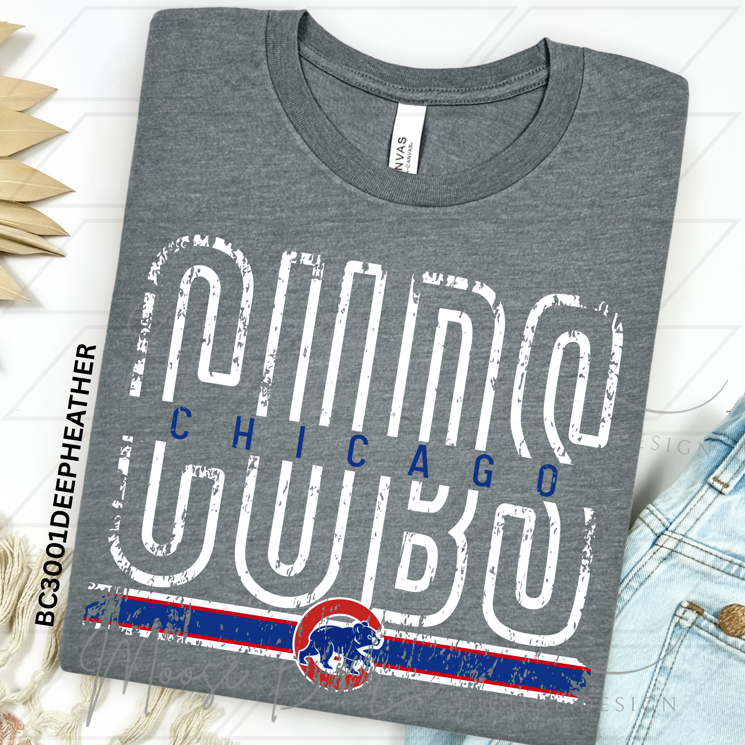 CUBS BASEBALL CLASSIC OUTLINE SPLIT BUNDLE