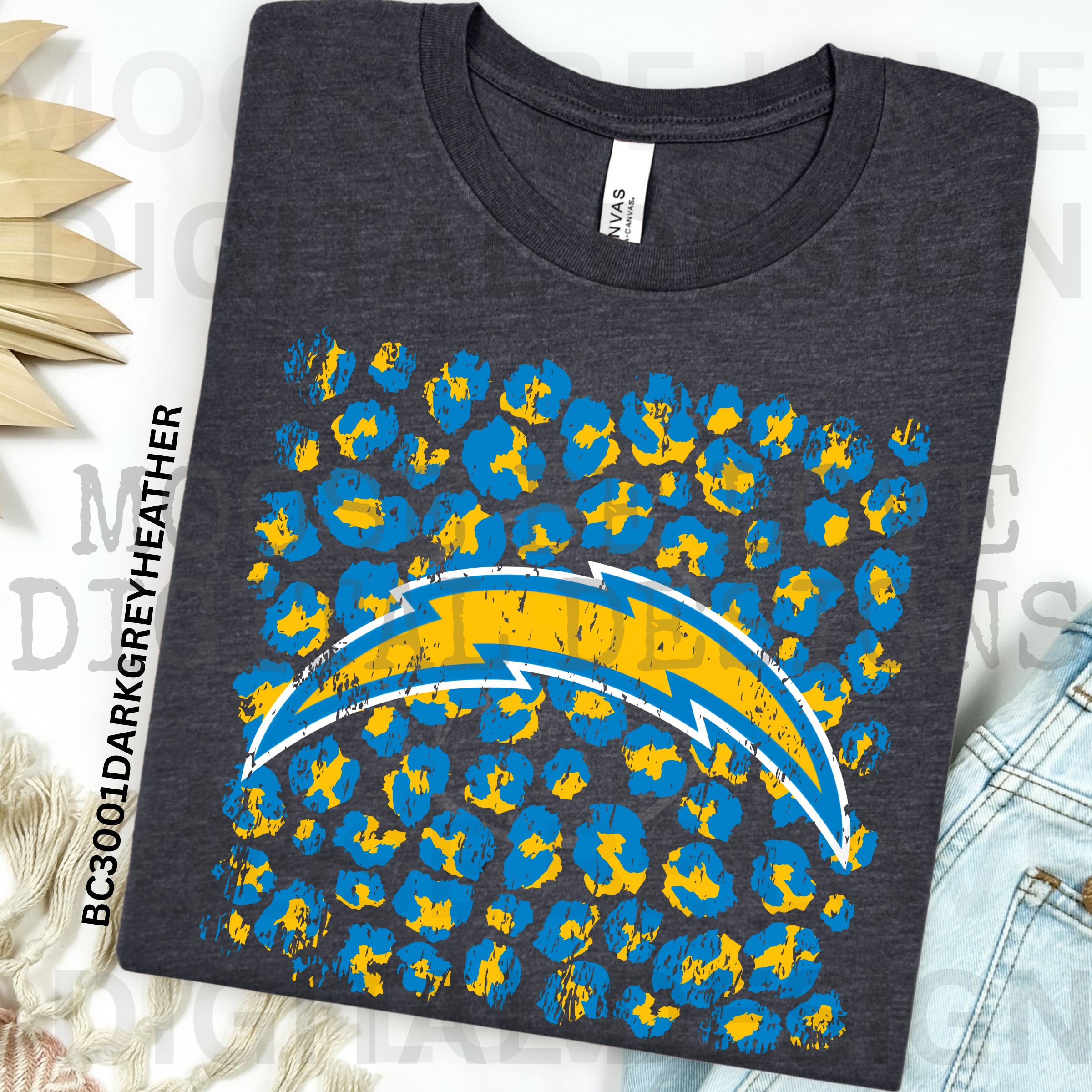 CHARGERS LEOPARD GRUNGE BUNDLE