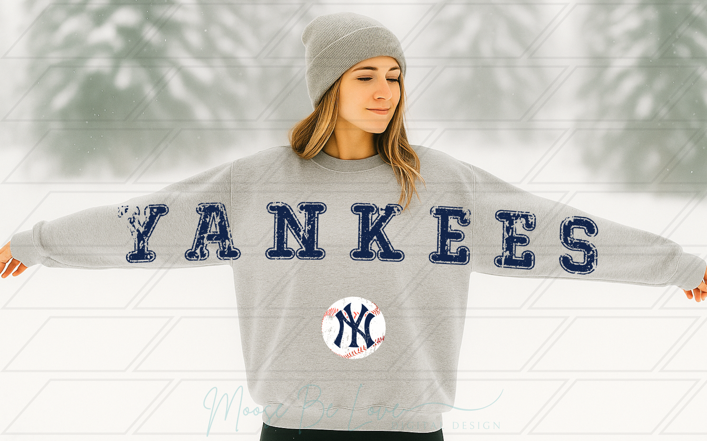 YANKEES BASEBALL EXTENDED ARM DESIGN BUNDLE