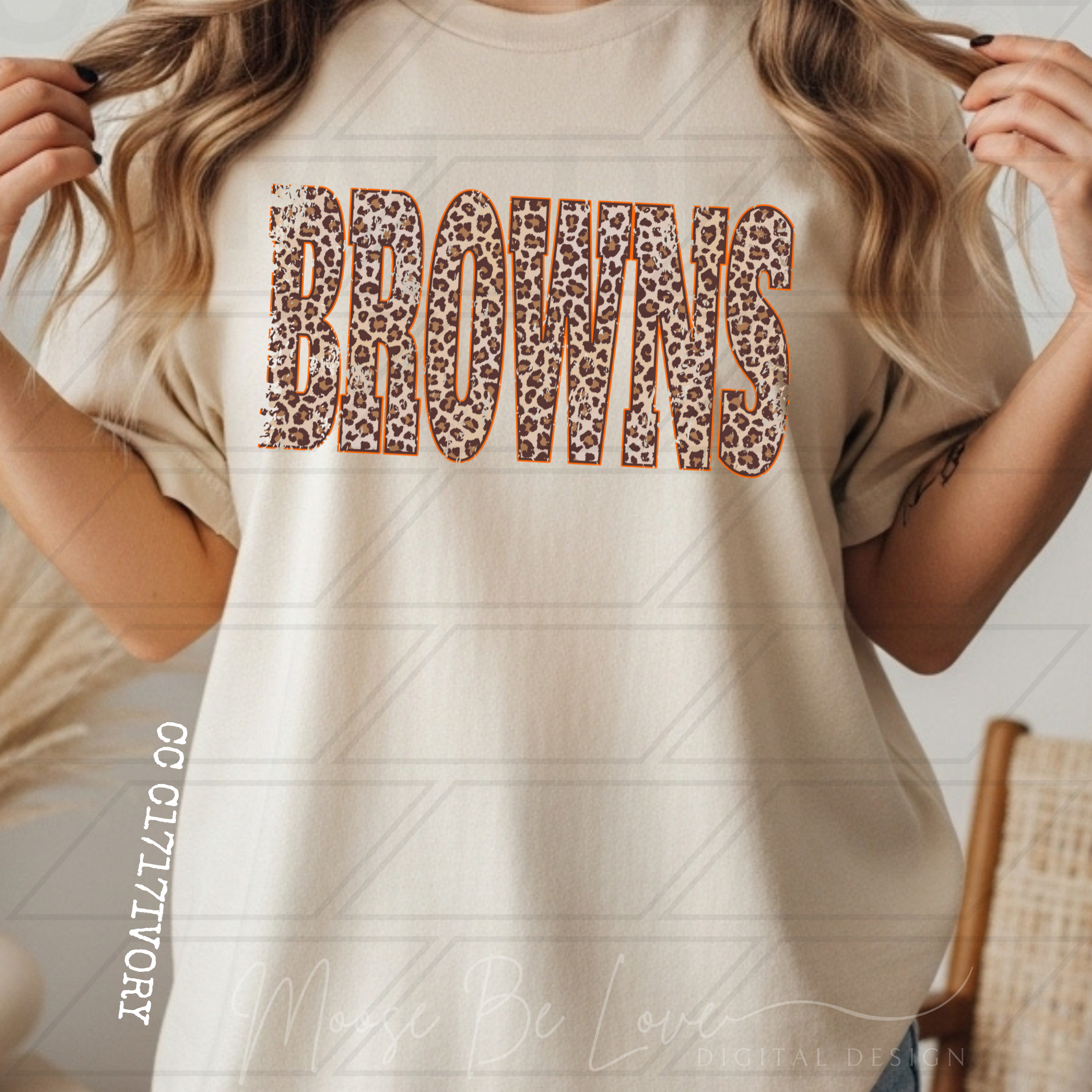 BROWNS VINTAGE LEOPARD TALL PNG