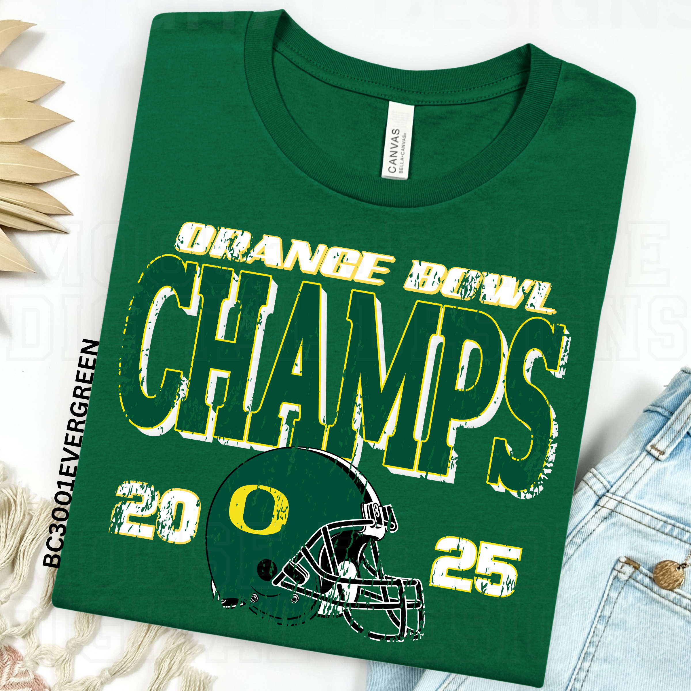 DUCKS ORANGE BOWL 2025 CHAMPIONS PNG