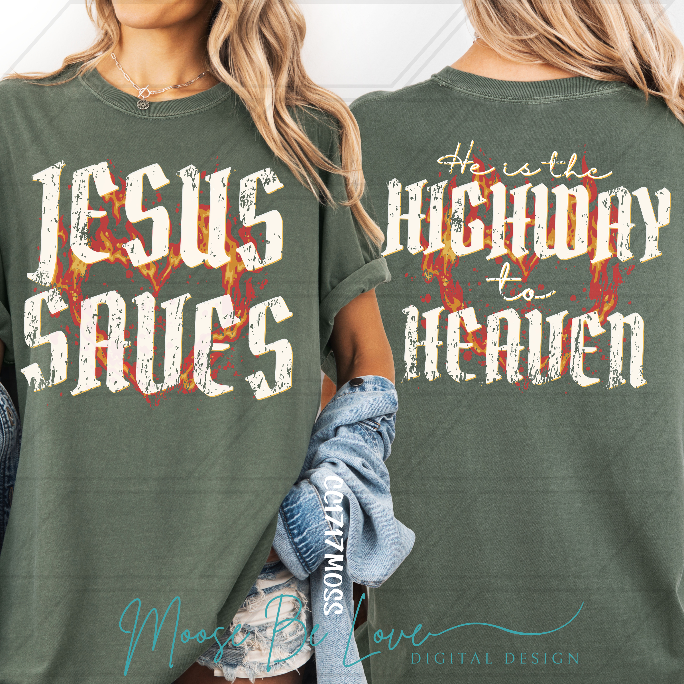 JESUS SAVES HEART OF FIRE HIGHWAY TO HEAVEN BUNDLE