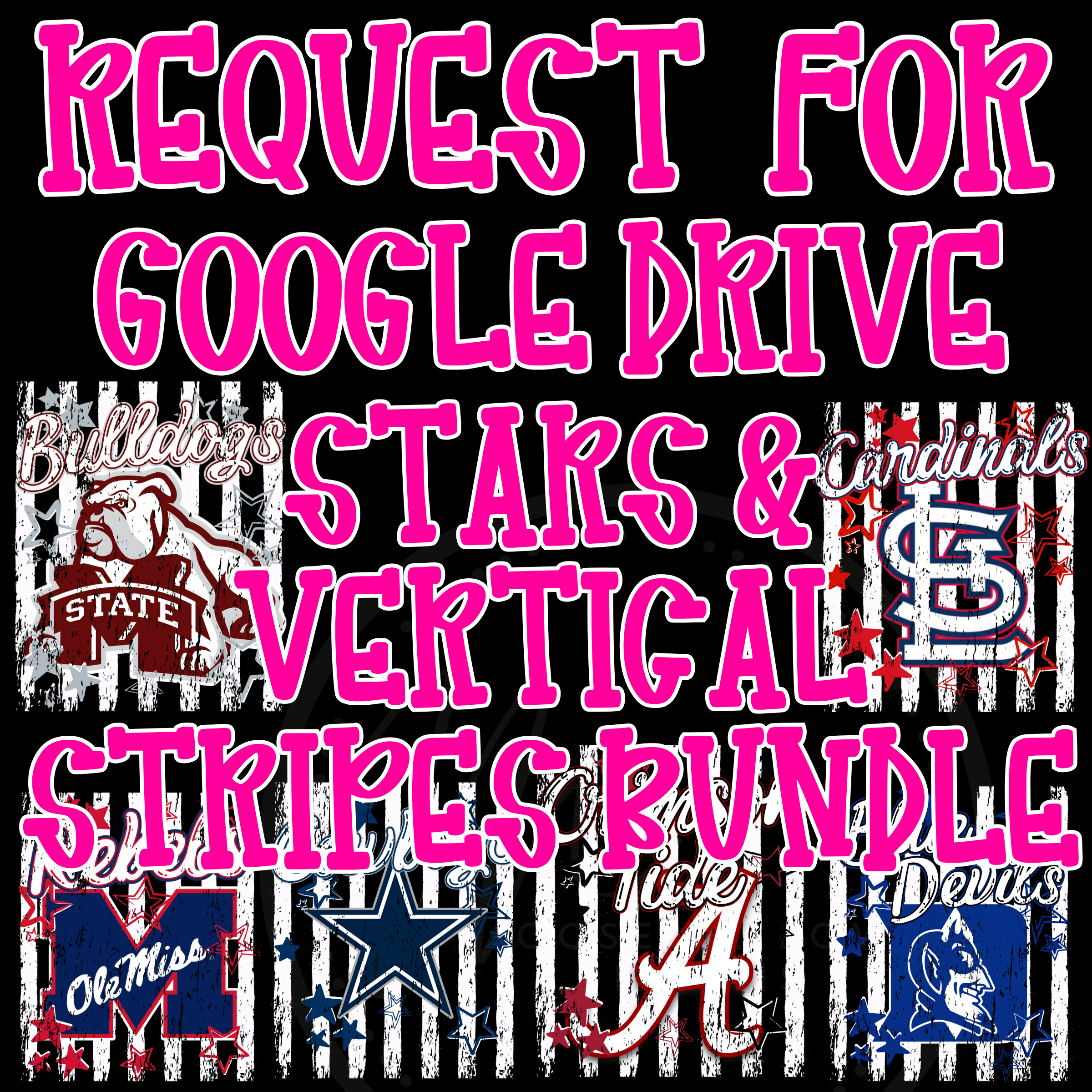 GOOGLE DRIVE ACCESS FOR STARS AND VERTICAL STARS BUNDLE**CURRENTLY 57 TEAMS-MORE ADDED BY REQUESTS**