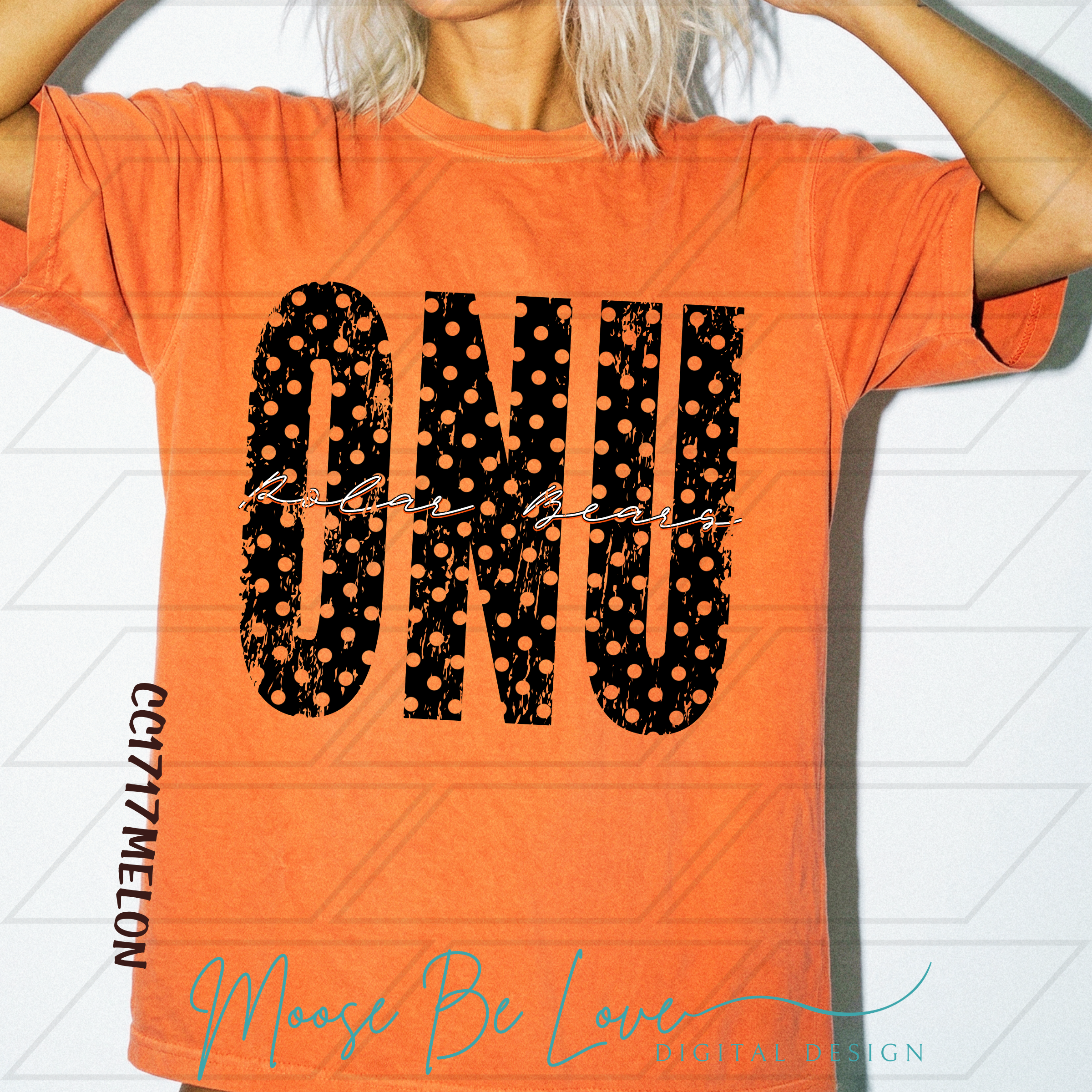 ONU POLAR BEARS TALL POLKA DOT MASCOT BUNDLE