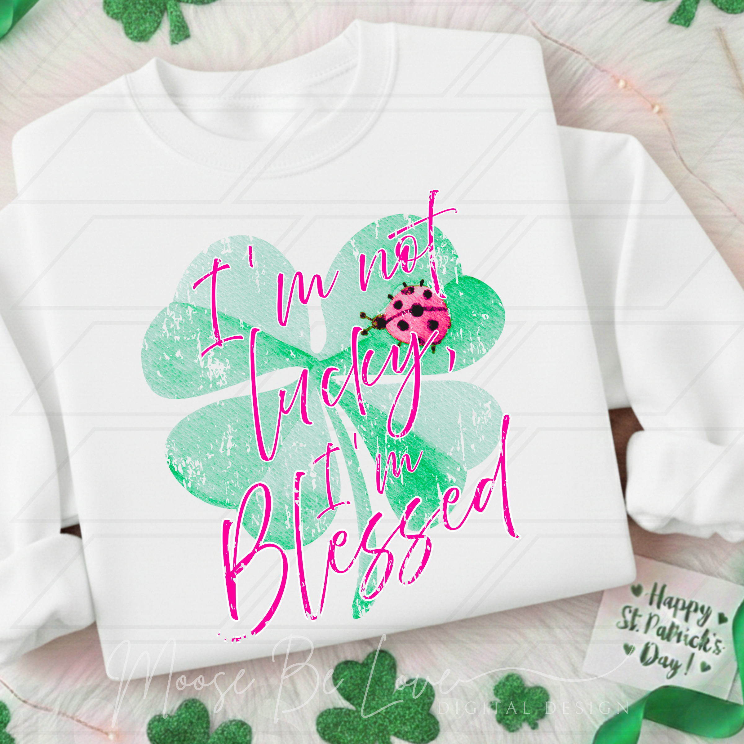 I'M NOT LUCKY I'M BLESSED PNG