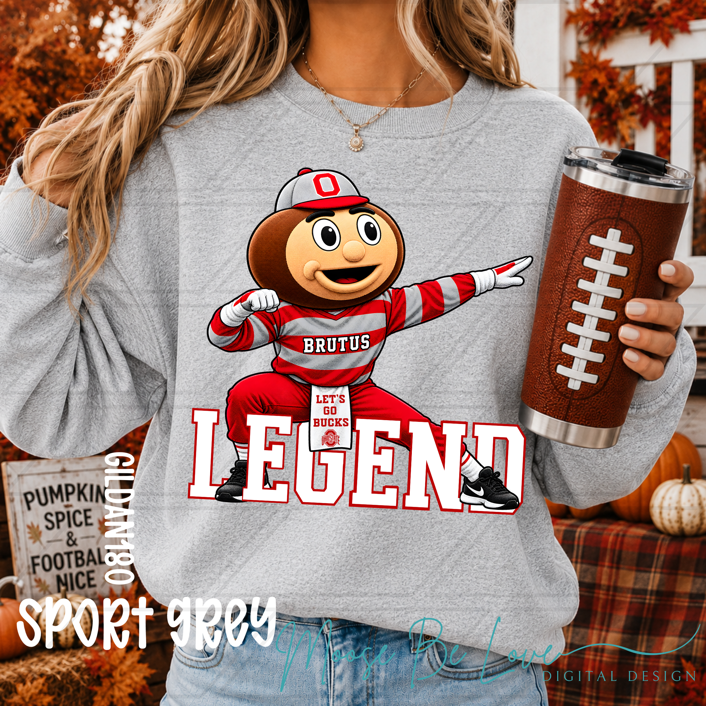 BRUTUS BUCKEYE LEGEND COLOR POSER PNG