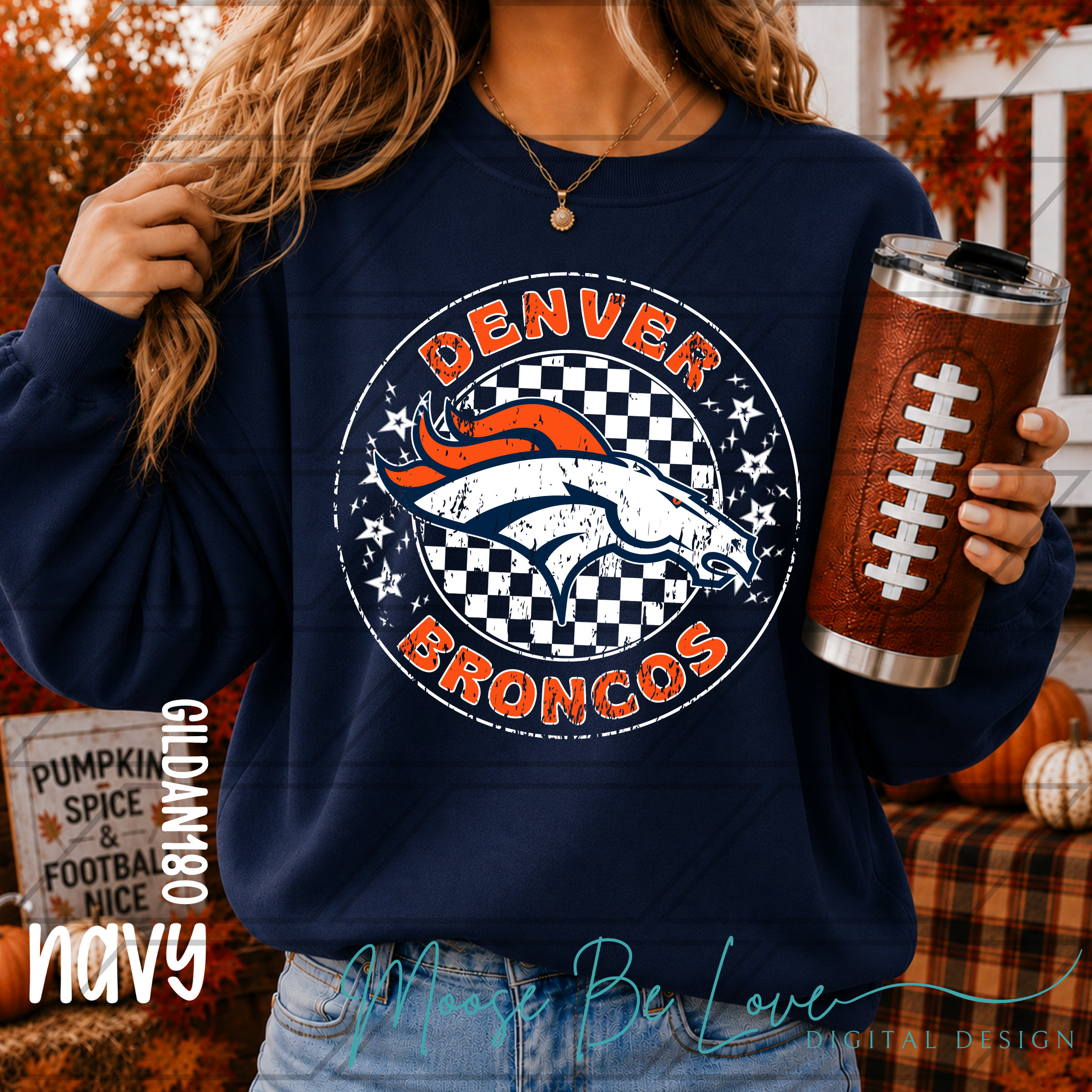 BRONCOS GILKER CHECKERED CIRCLE BUNDLE