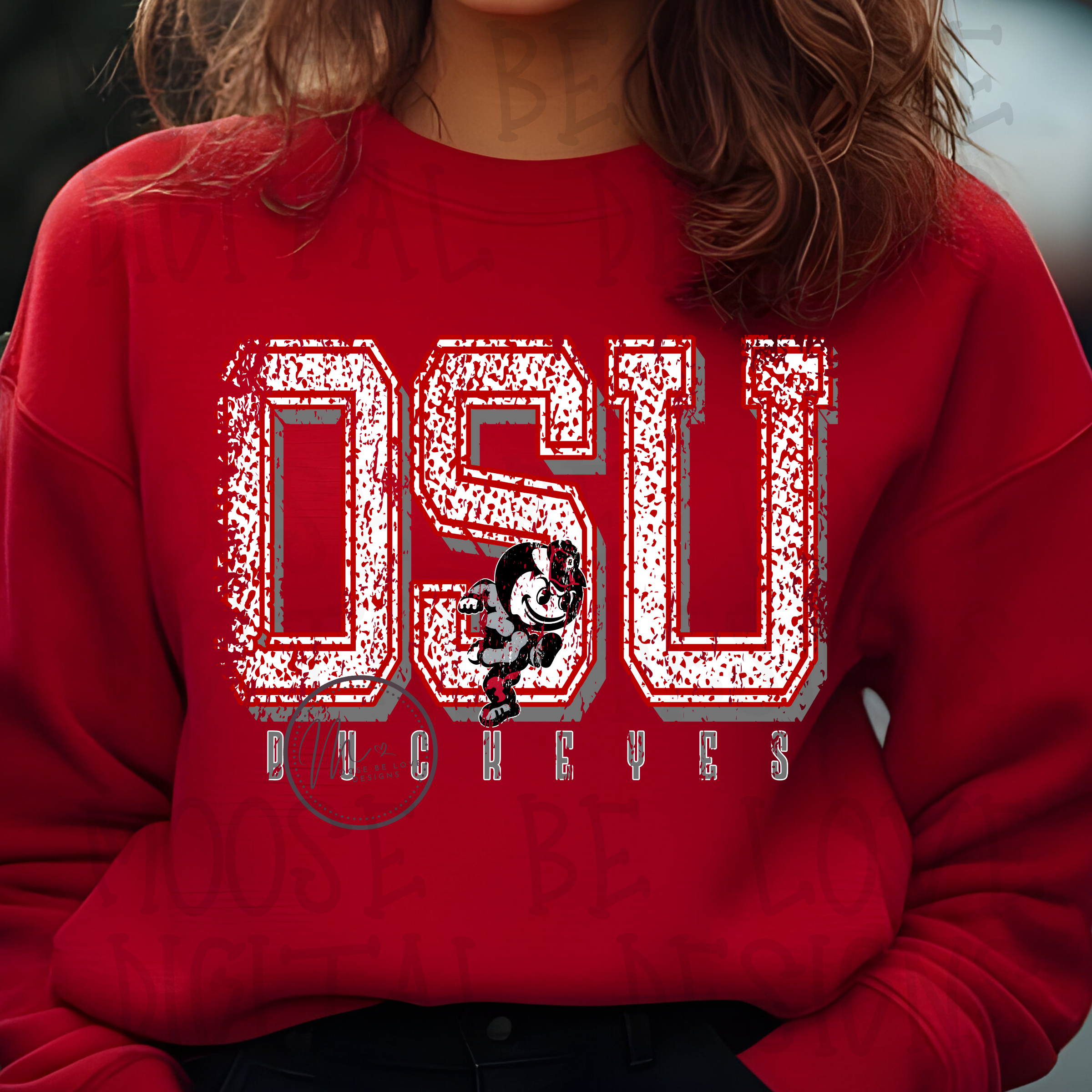 OHIO STATE HARDCORE GRUNGE PNG