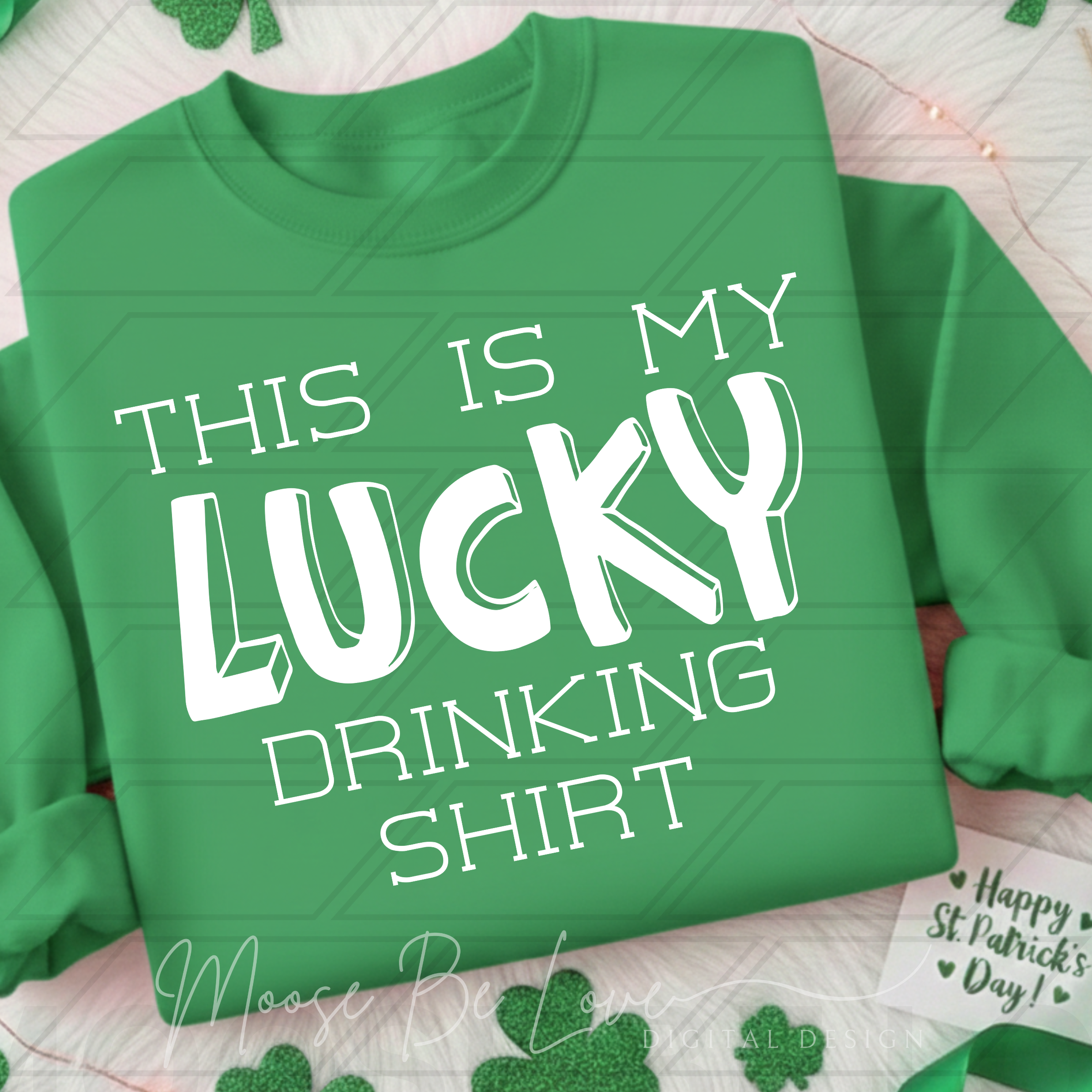 THIS IS MY LUCKY DRINKING SHIRT BUNDLE *2 COLOR OPTIONS*