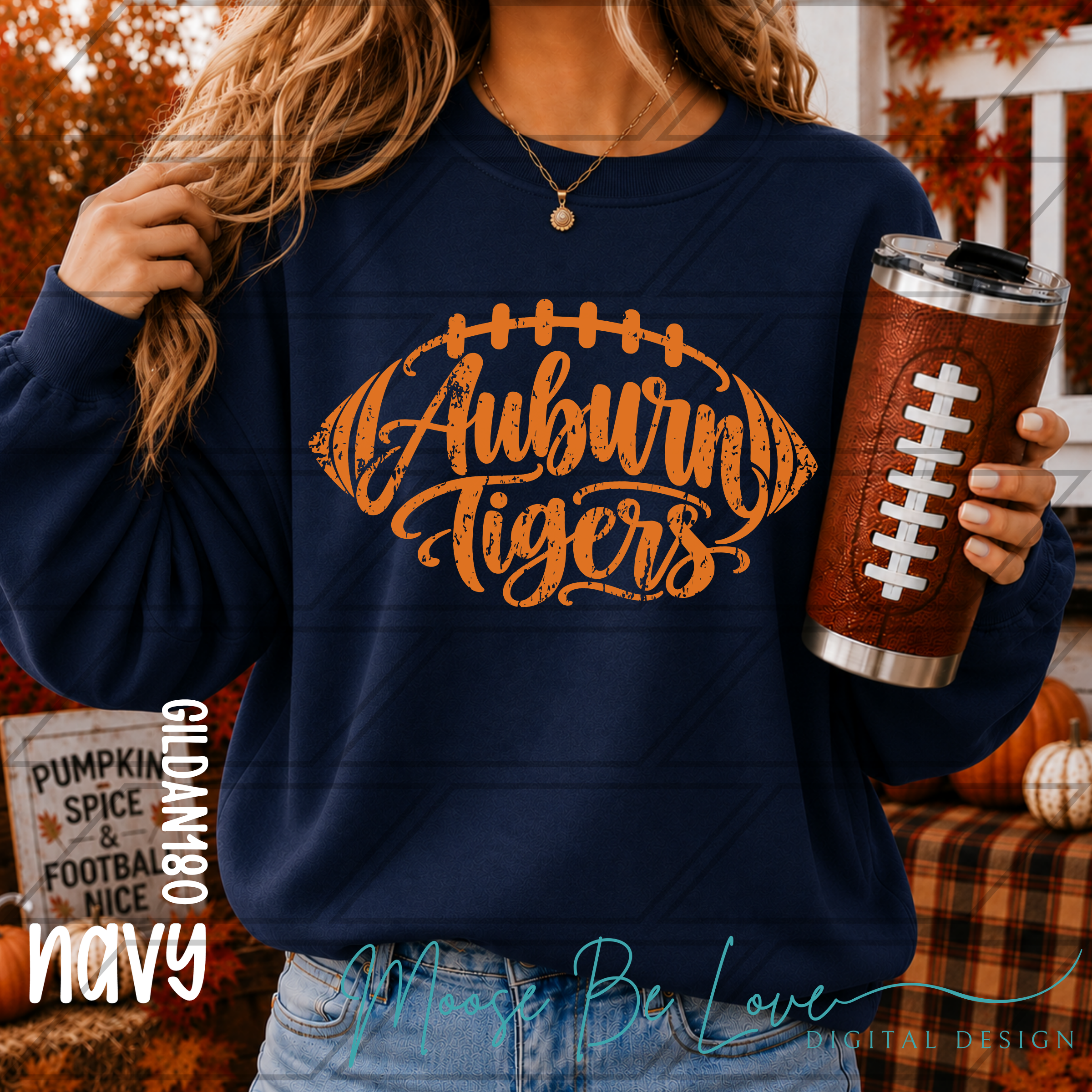 AUBURN FOOTBALL TYPOGRAPHY BUNDLE