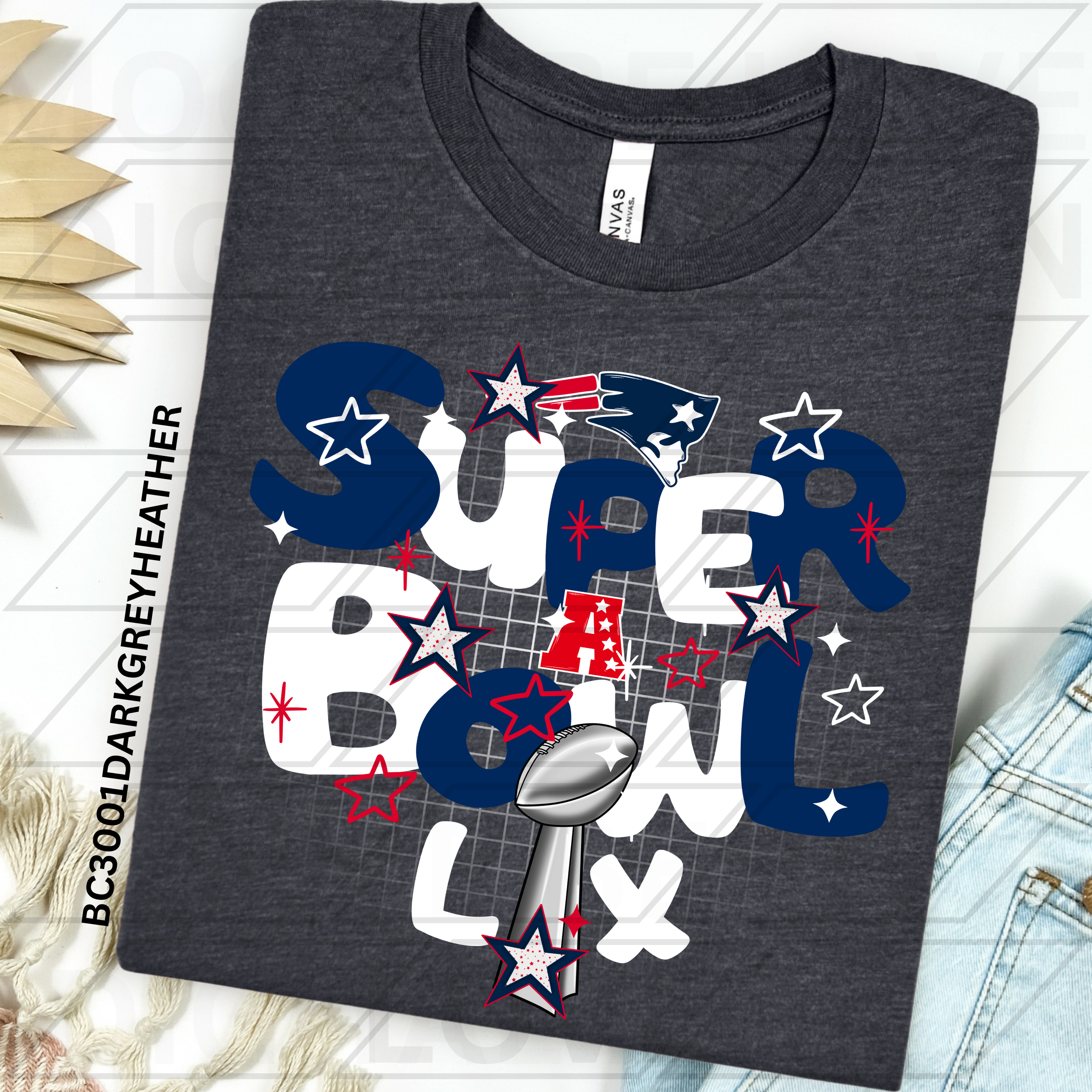 SUPER BOWL LX RETRO TOYBOX PATRIOTS PNG