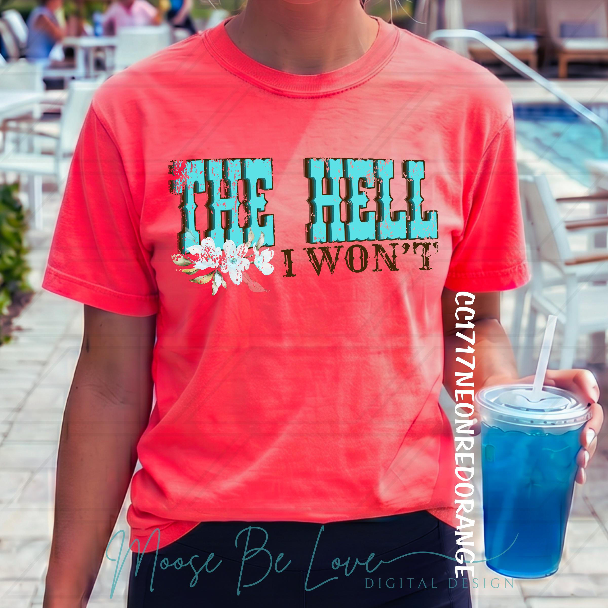 THE HELL I WONT WESTERN STYLE PNG