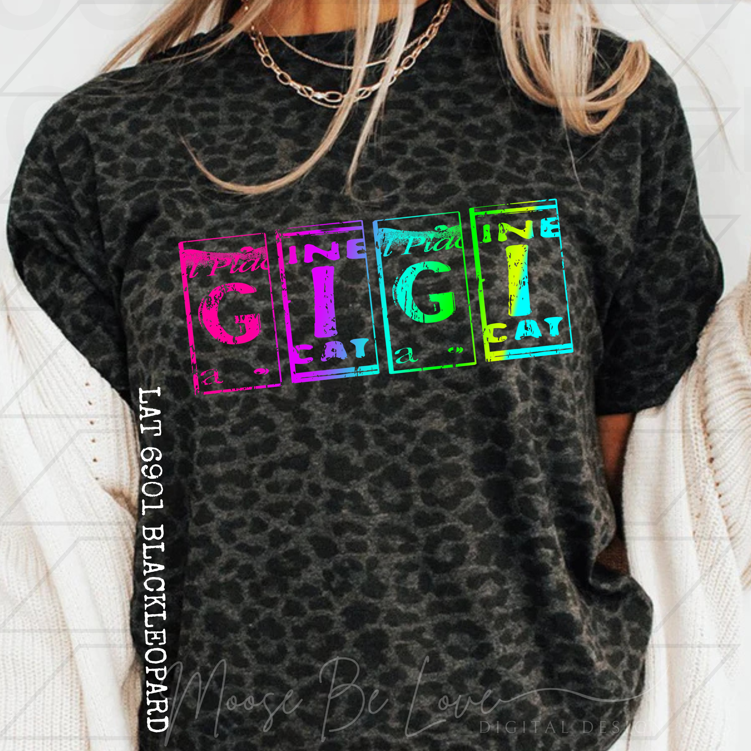 GIGI NEON LICENSE PLATE PNG