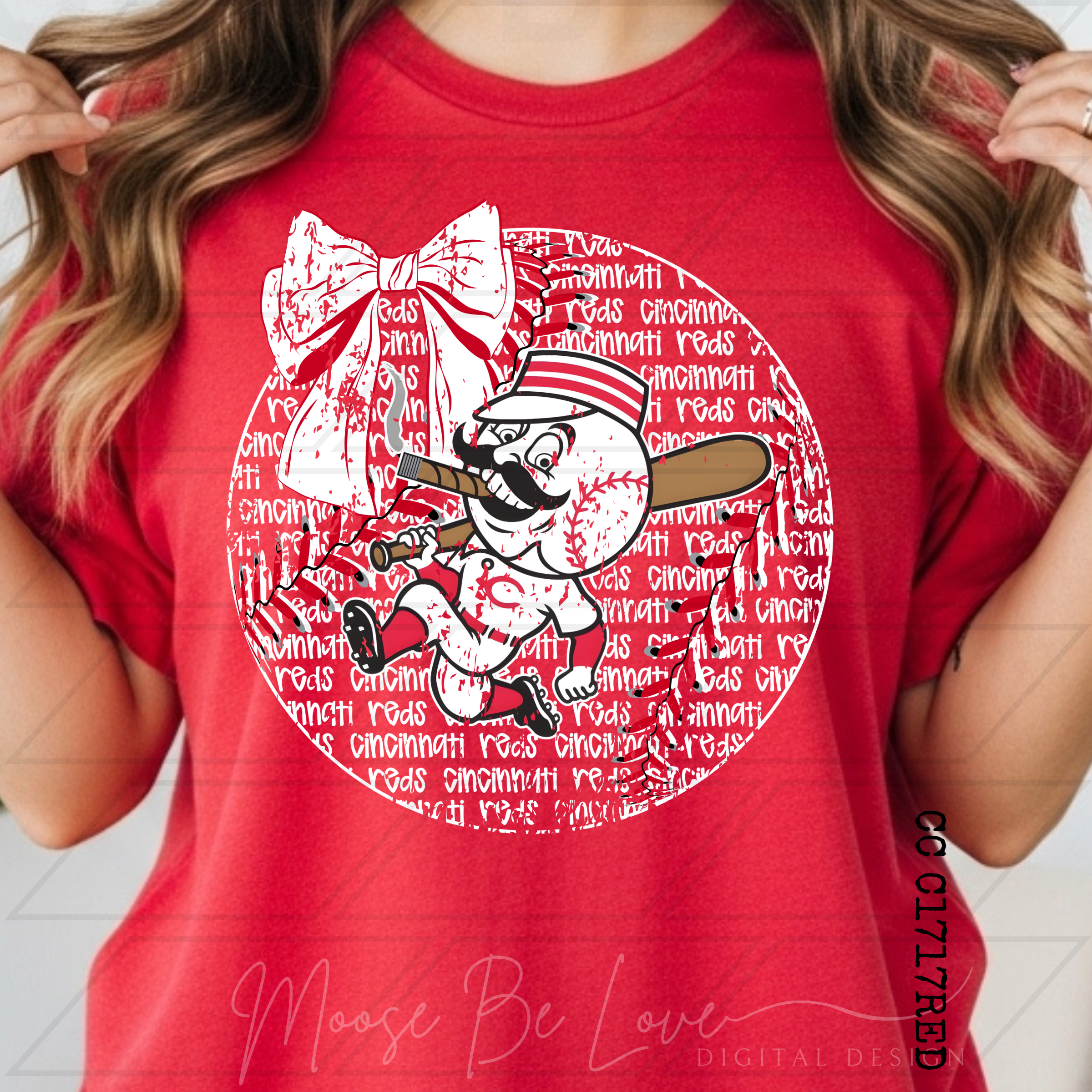 REDS BASEBALL BELLA BOO TYPOGRAPHY BUNDLE