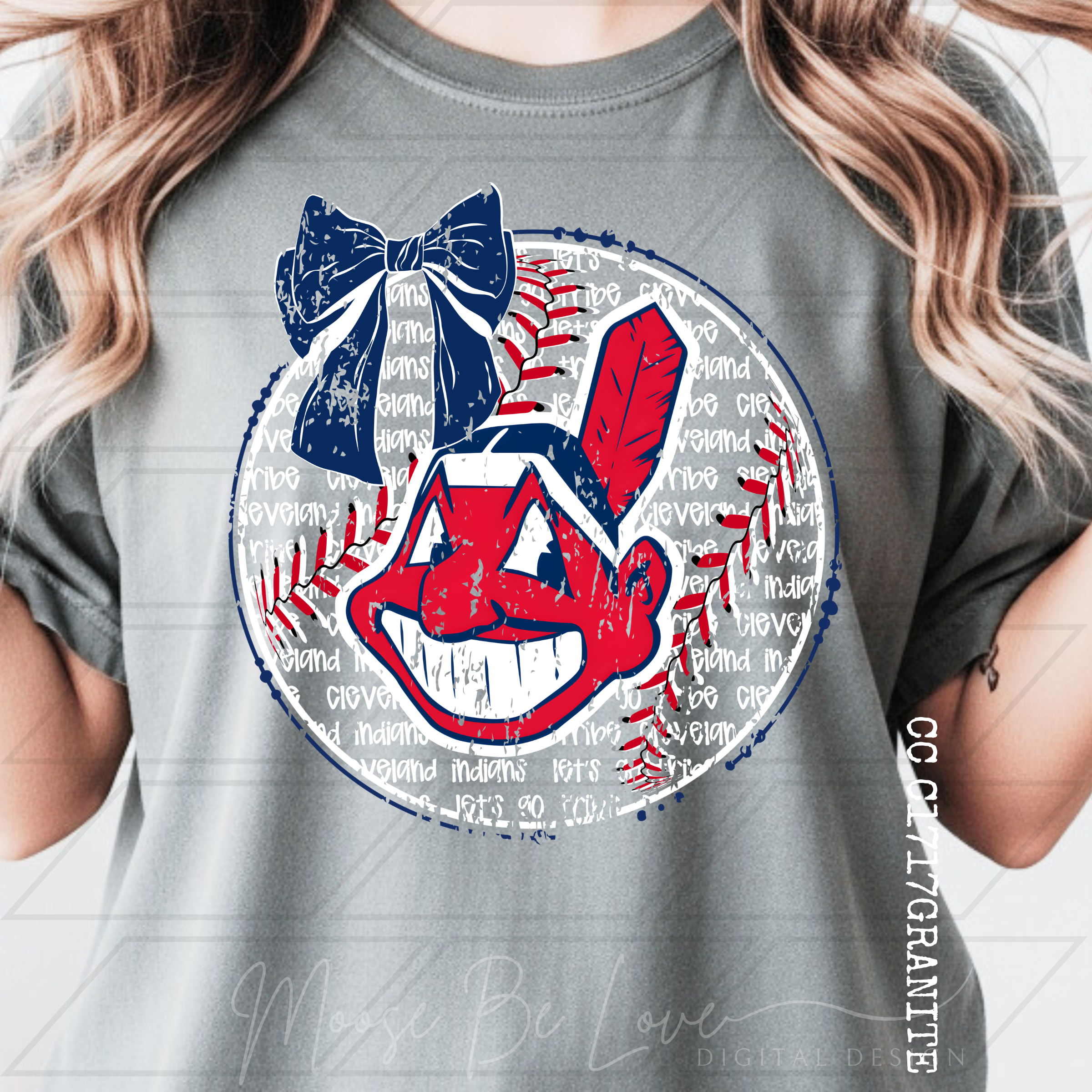 CLEVELAND VINTAGE BELLA BOO TYPOGRAPHY BOW BUNDLE