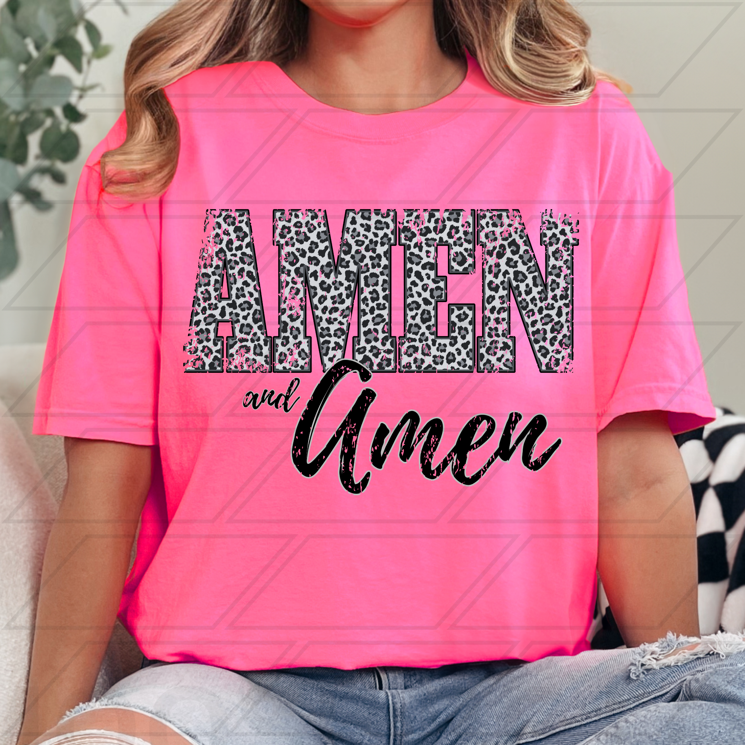 AMEN & AMEN VINTAGE LEOPARD PNG