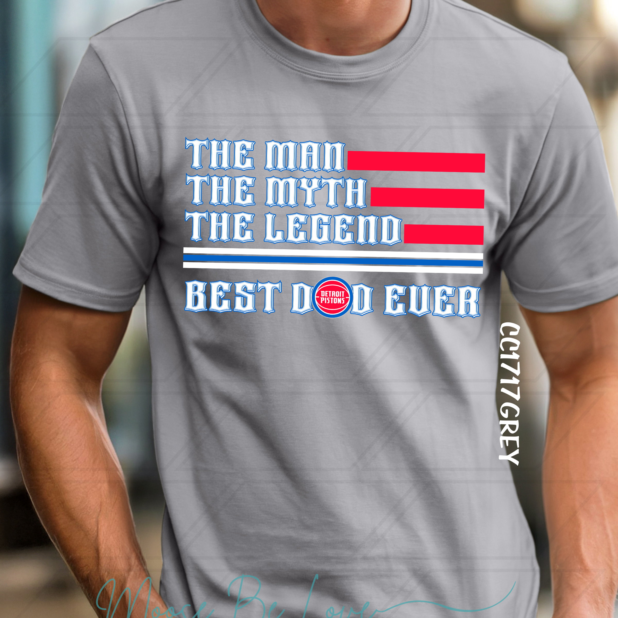 THE MAN THE MYTH THE LEGEND BEST DAD EVER PISTONS BUNDLE