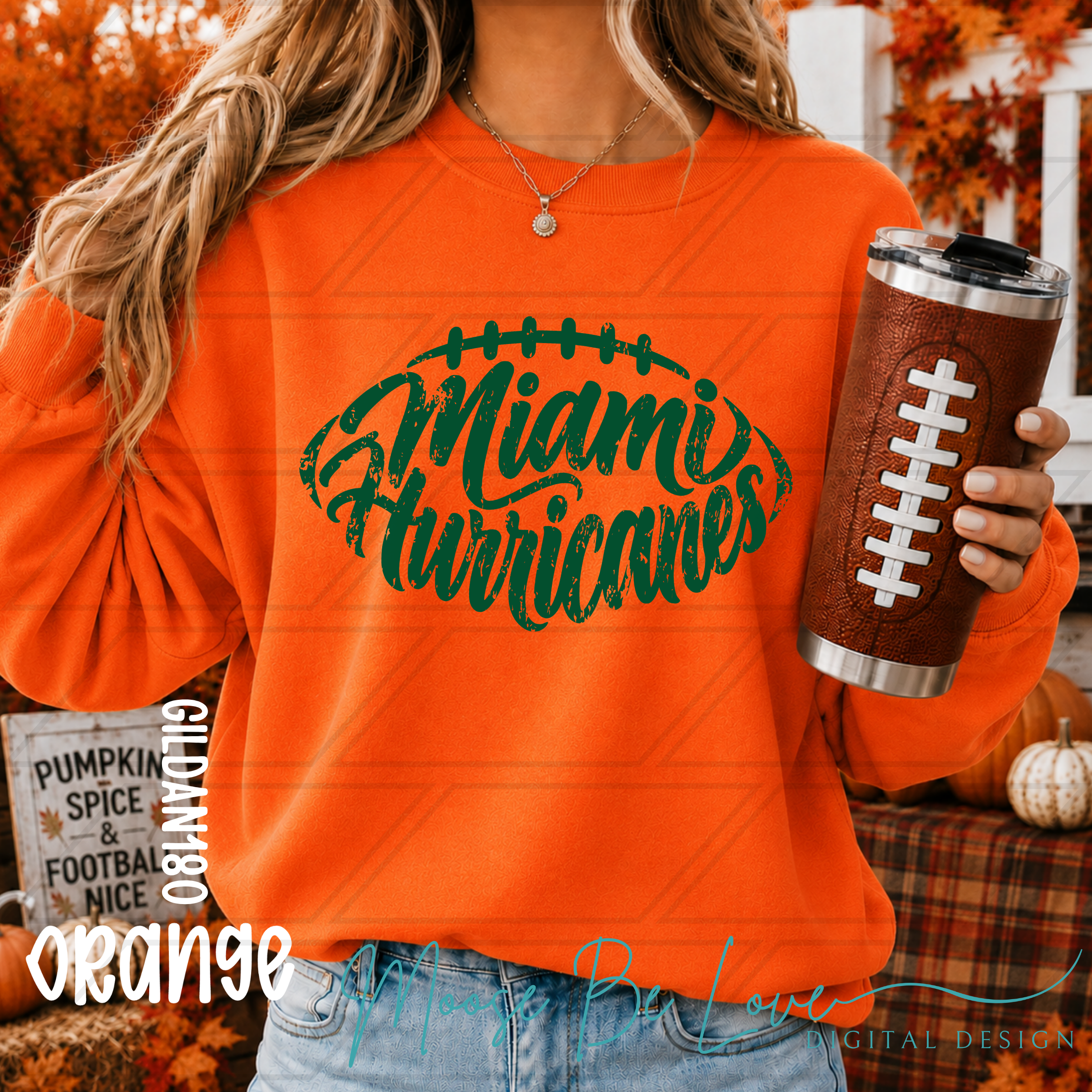 HURRICANES FOOTBALL TYPOGRAPHY BUNDLE