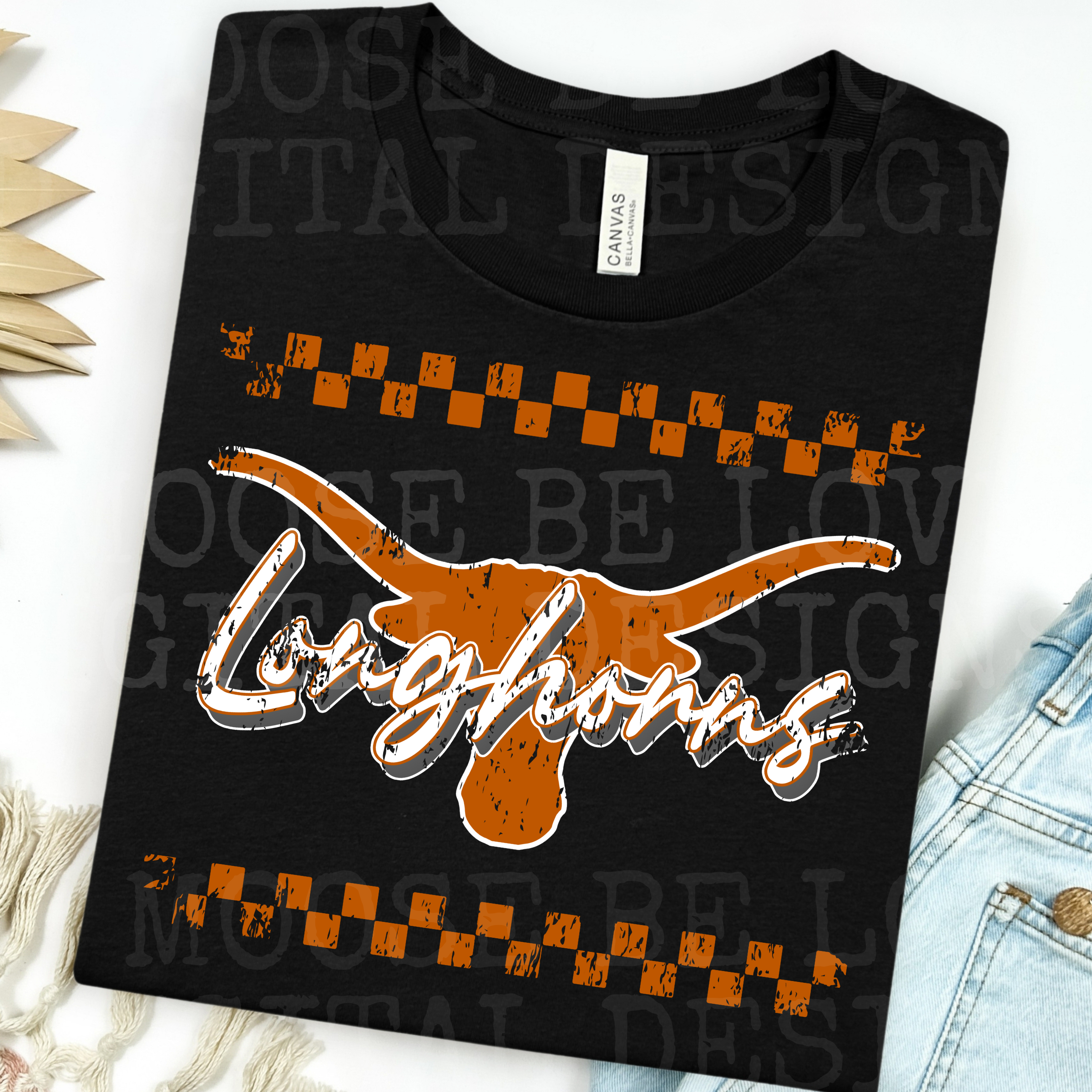 LONGHORNS CHECKERED VARSITY SIGNATURE BUNDLE