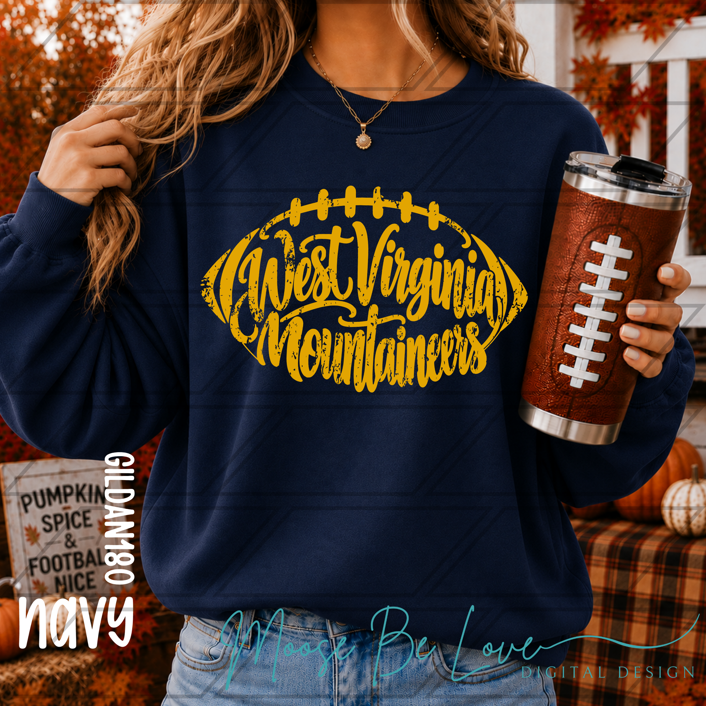 WEST VIRGINIA FOOTBALL TYPOGRAPHY BUNDLE