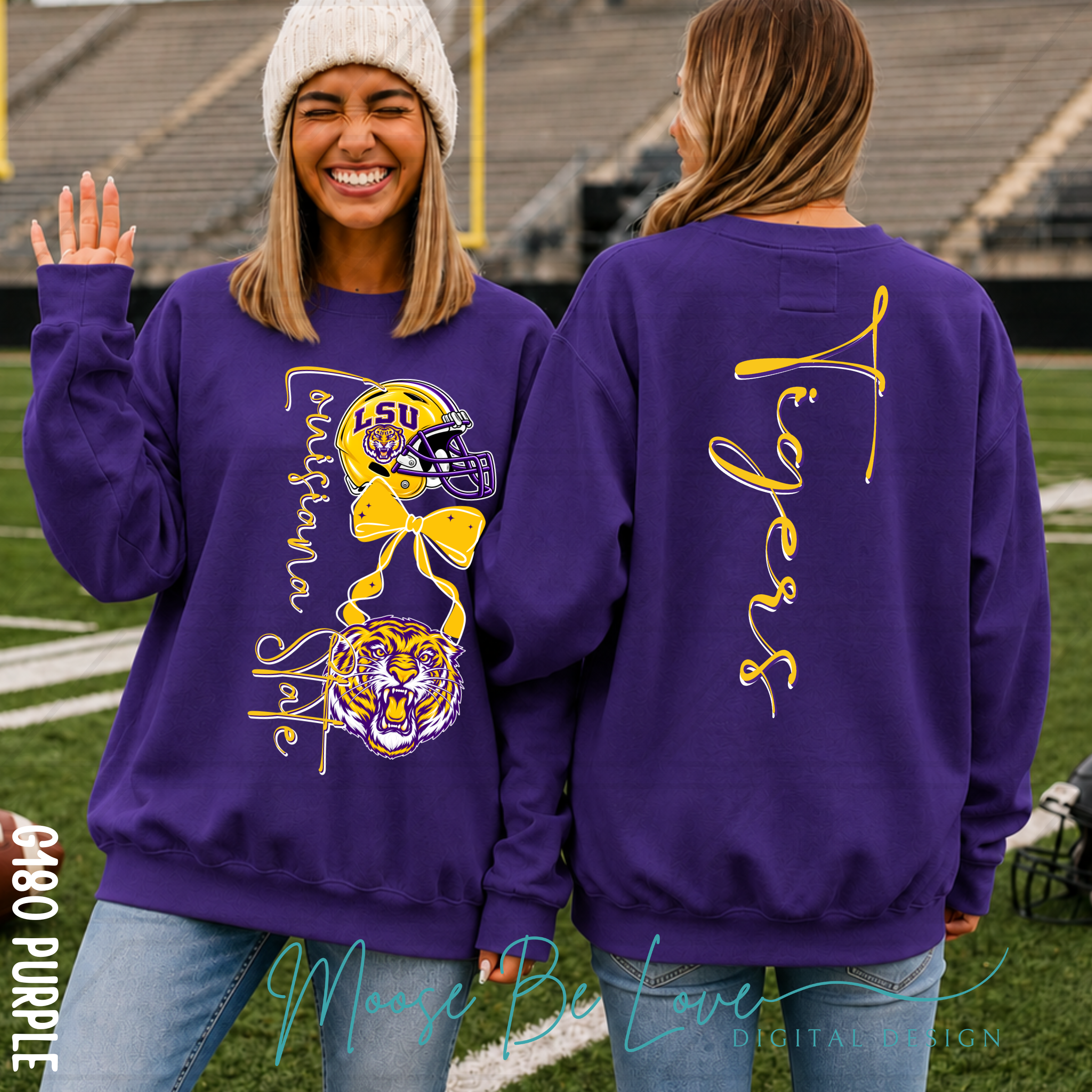 LSU VERTICAL BLASTLINE BOW BUNDLE