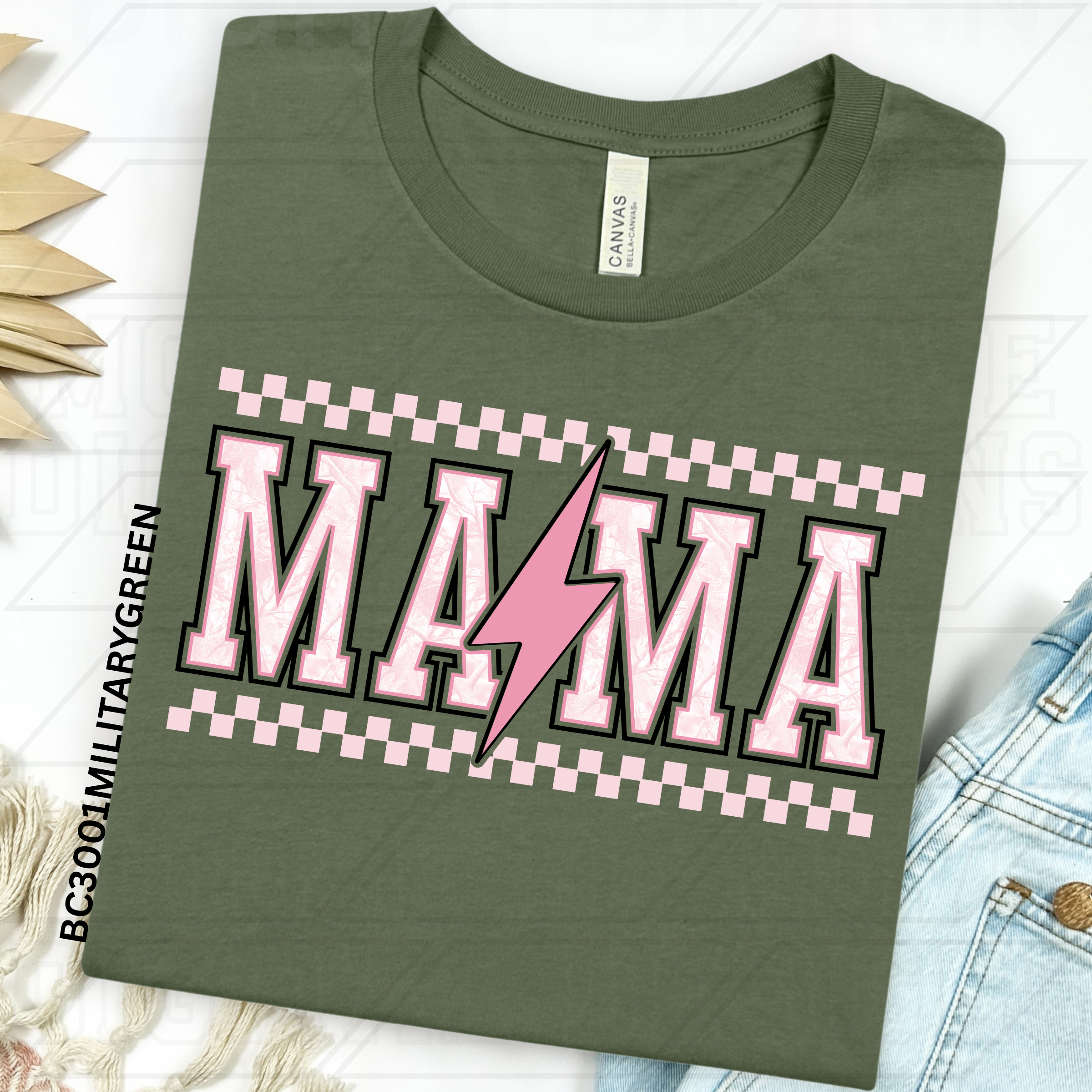 LIGHT PINK CAMO LIGHTNING BOLT PNG