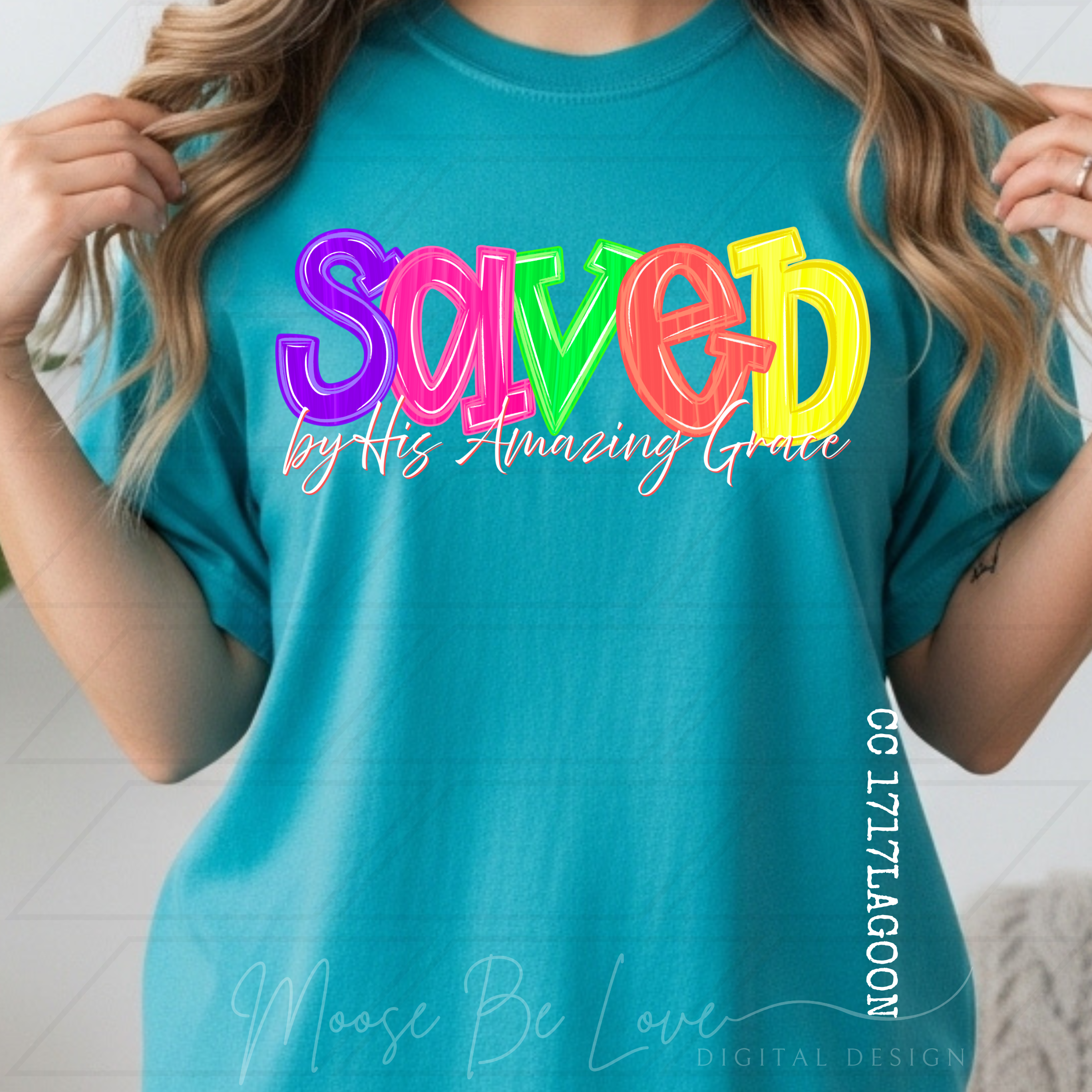 SAVED BY HIS AMAZING GRACE LOLLIPOP RAINBOW PNG