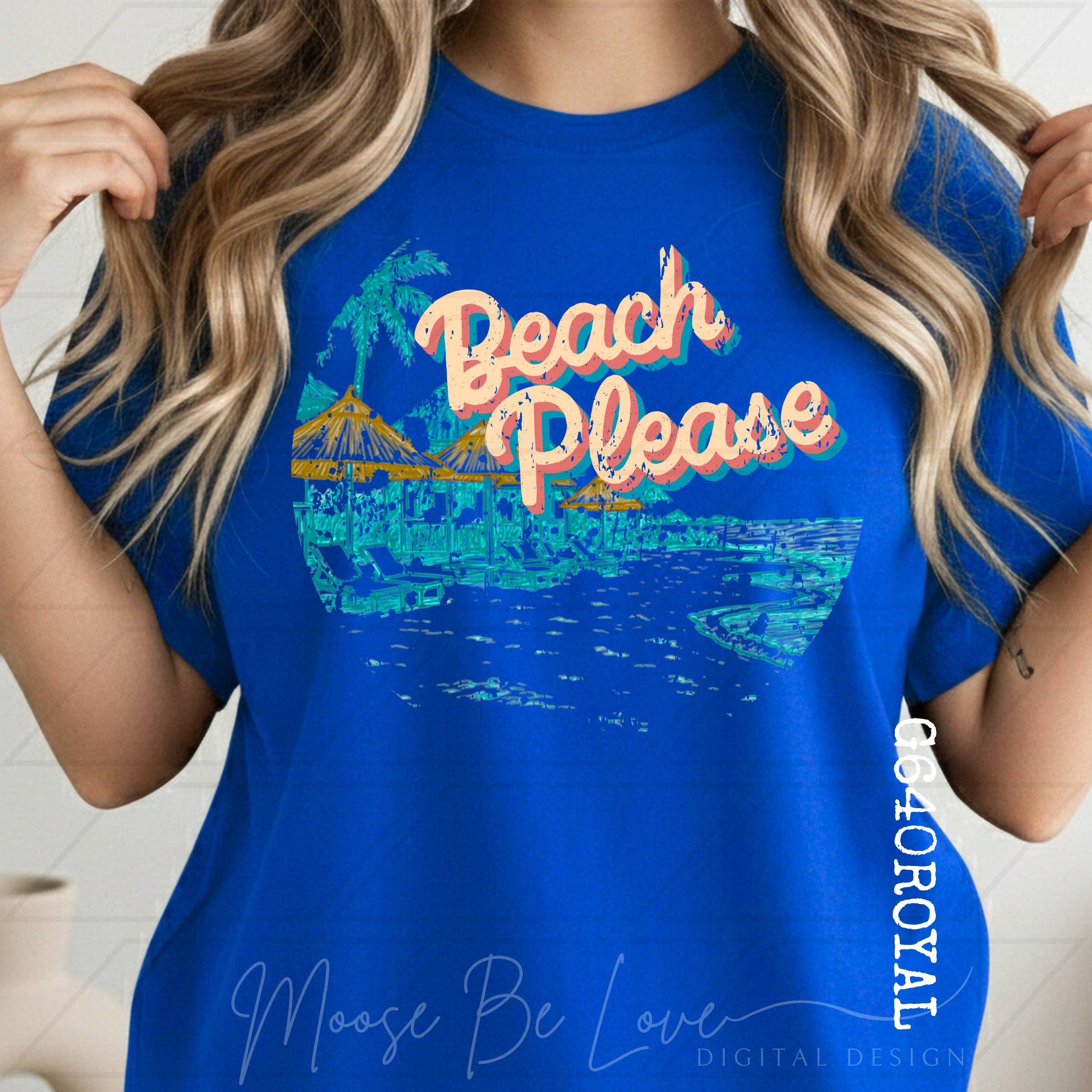 VINTAGE BEACH PLEASE PNG