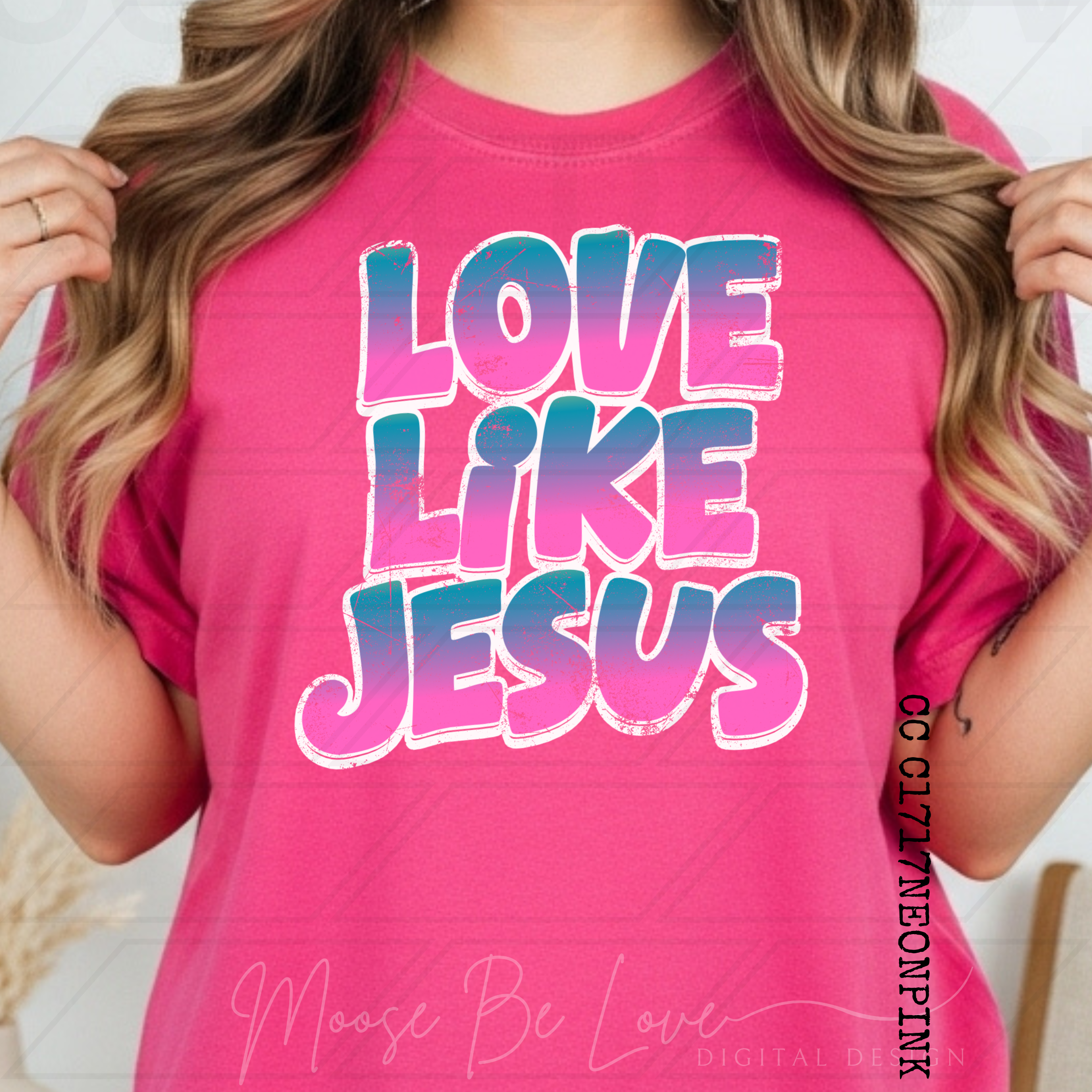 LOVE LIKE JESUS OMBRE PNG