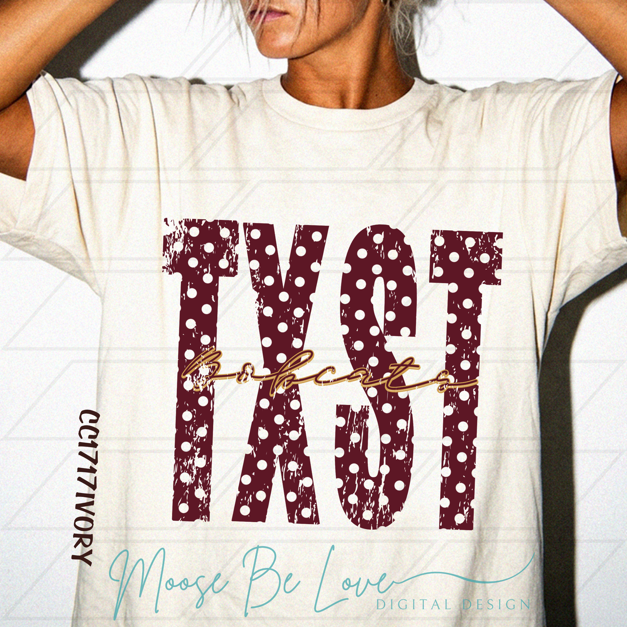 TXST TALL POLKA DOT MASCOT BUNDLE