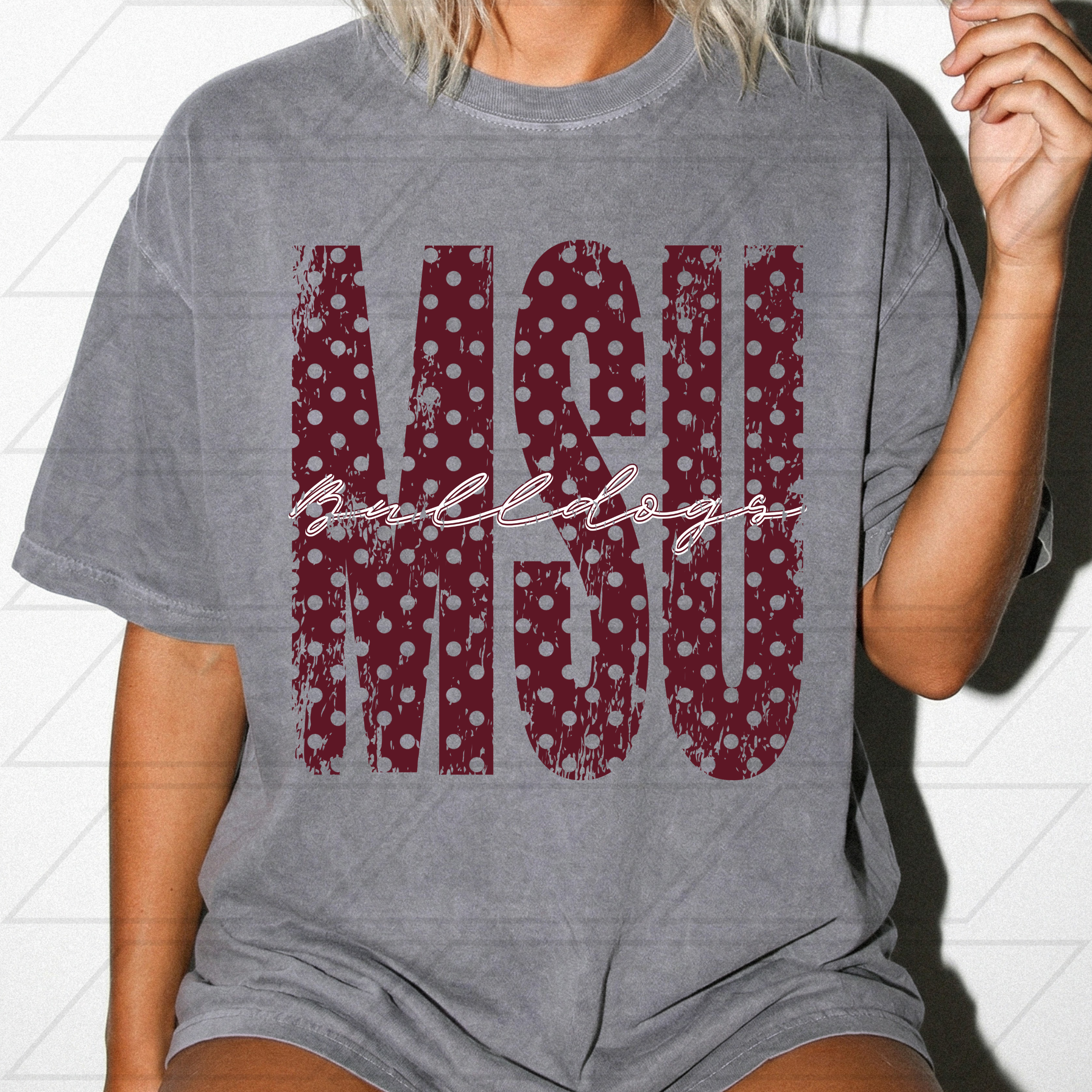MISSISSIPPI STATE TALL POLKA DOT MASCOTS BUNDLE