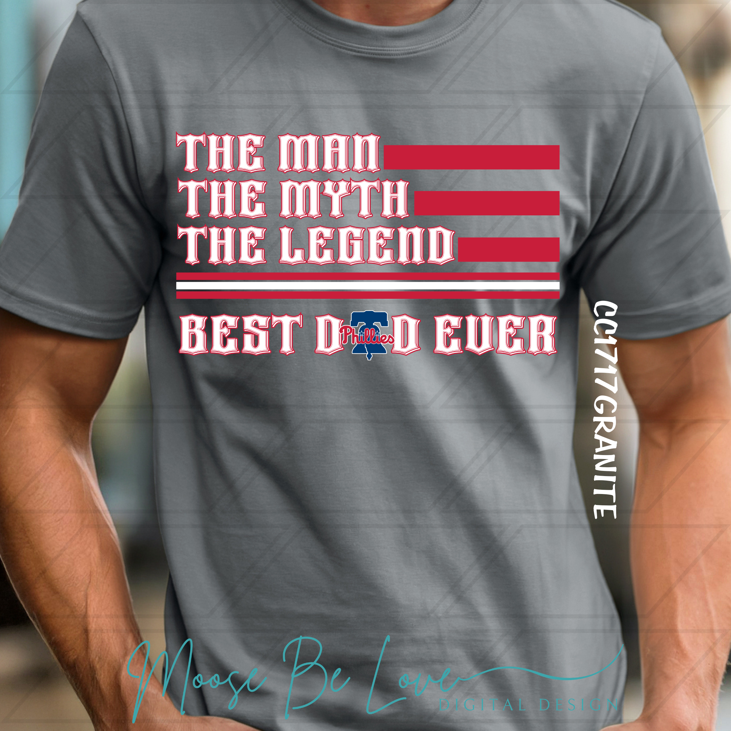 THE MAN THE MYTH THE LEGEND PHILLIES BEST DAD EVER BUNDLE