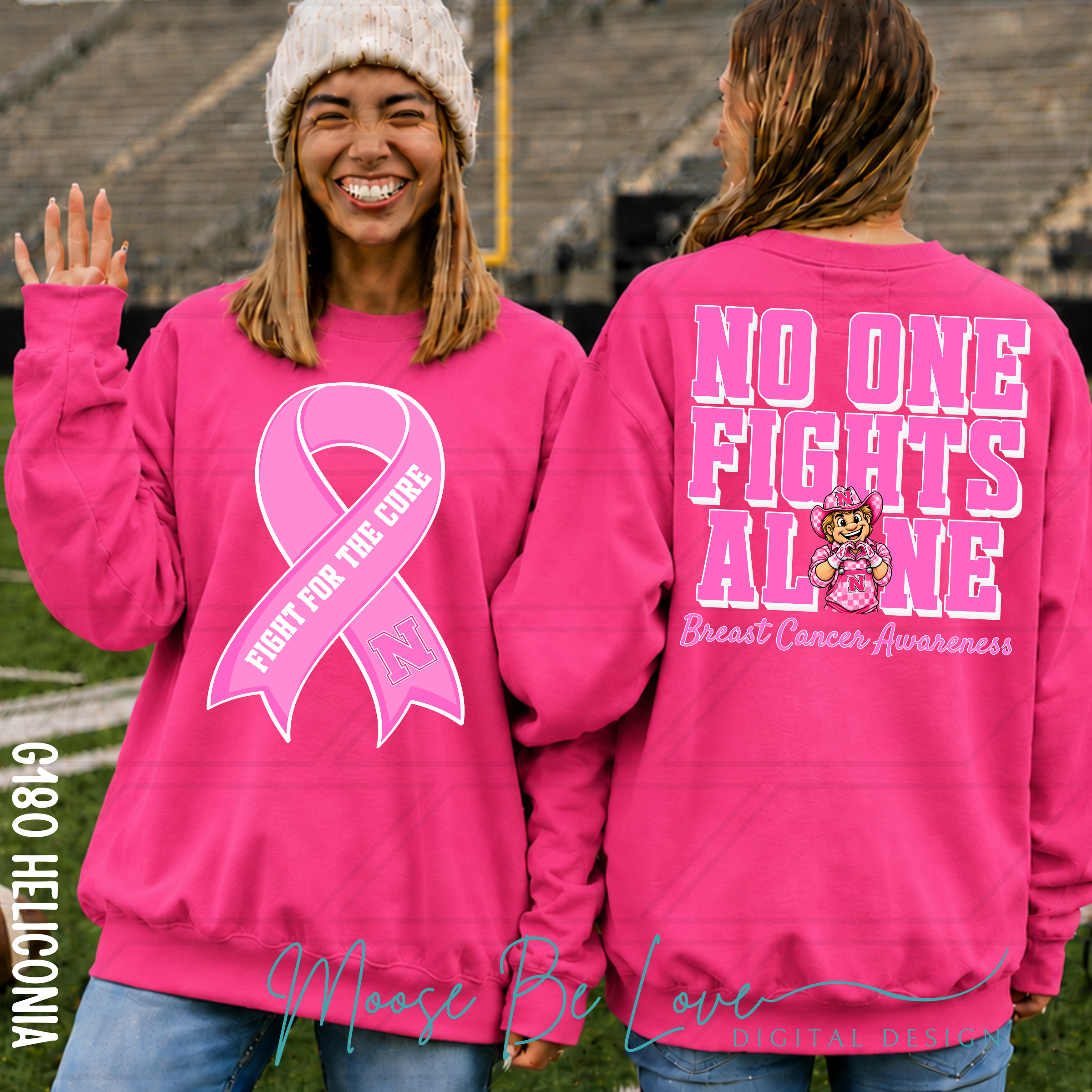 NEBRASKA BREAST CANCER AWARENESS NO ONE FIGHTS ALONE BUNDLE